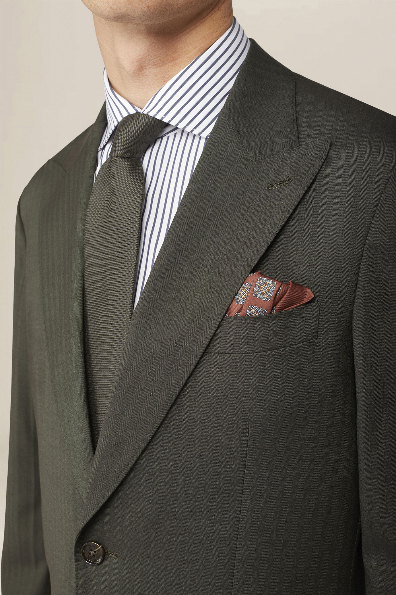 Pochette uomo fantasia geometrica