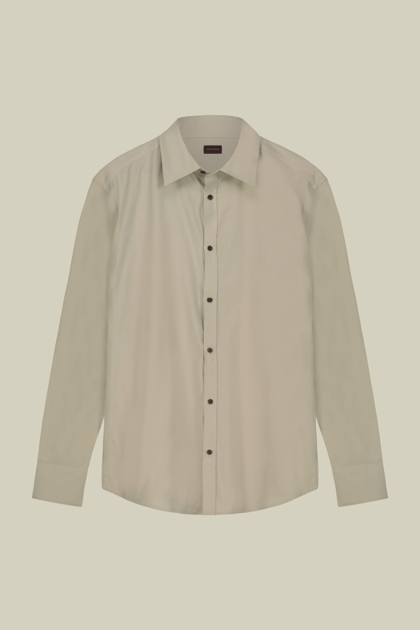 Camicia uomo casual 100% cotone tessuto velluto 1000 righe tinta unita image number 4