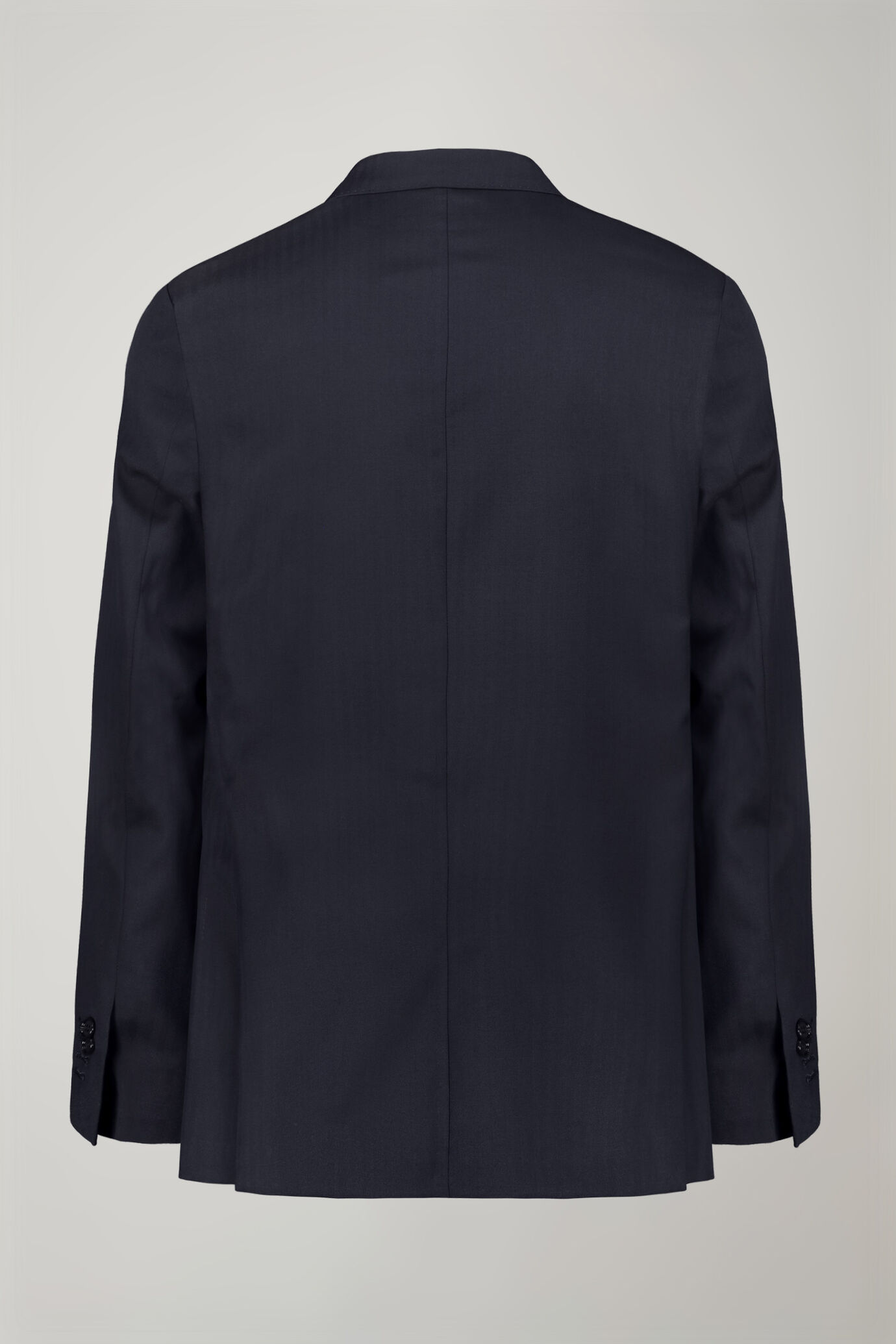 Abito uomo Wool Blend monopetto tessuto con disegno herringbone regular fit image number 5