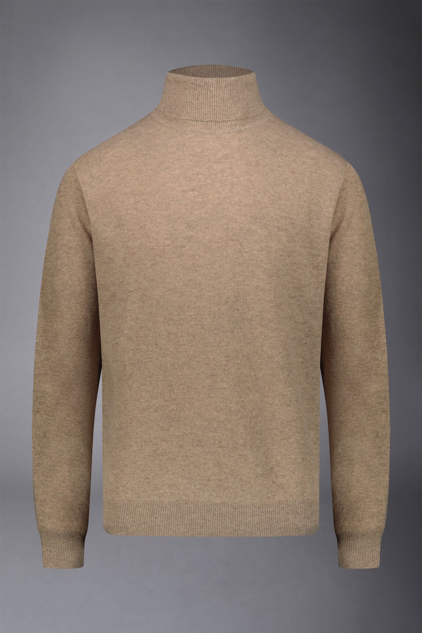 Maglia uomo collo alto in misto lana lambswool regular fit image number 4