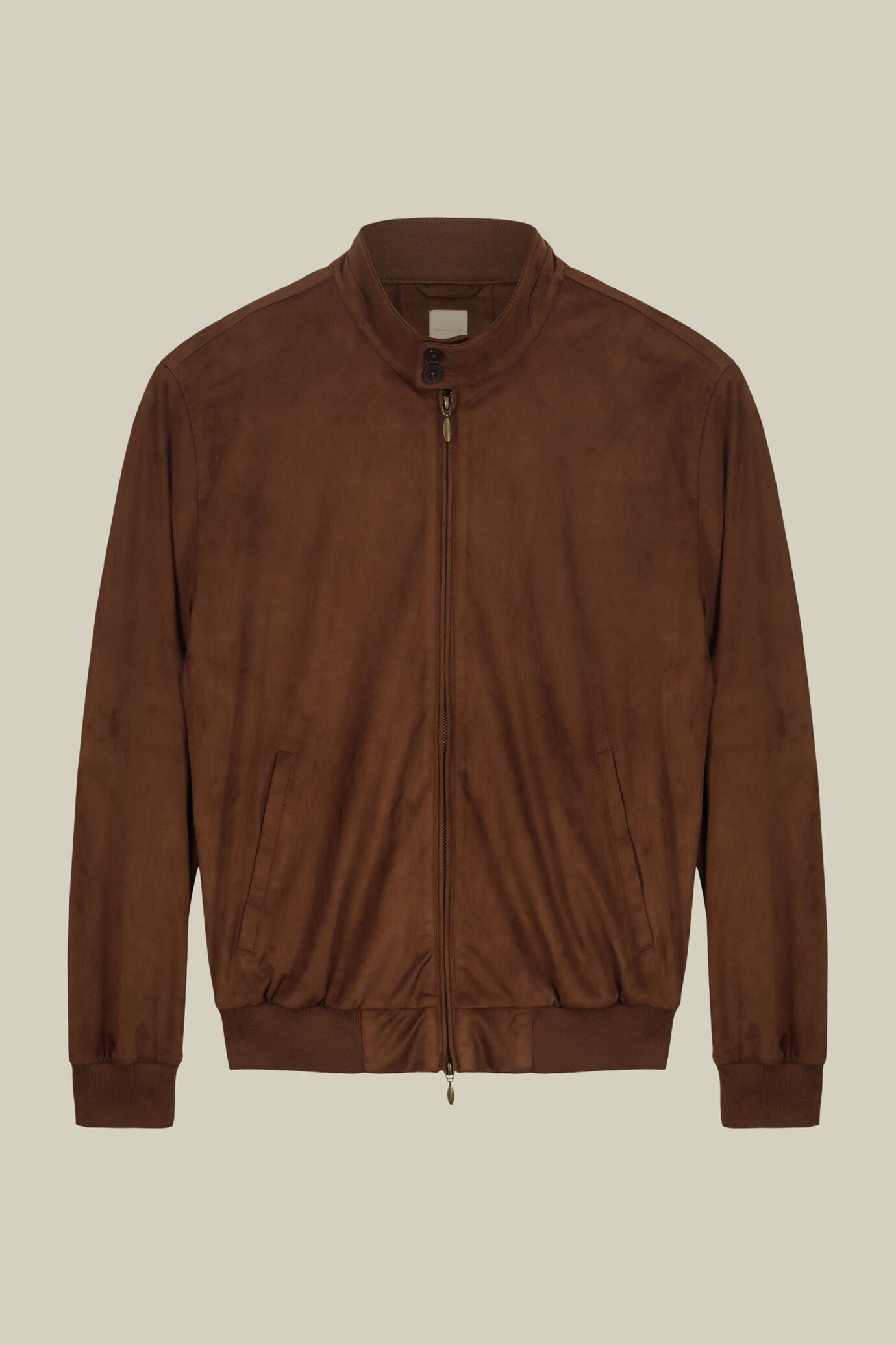 Veste homme Herrington en tissu aspect suède