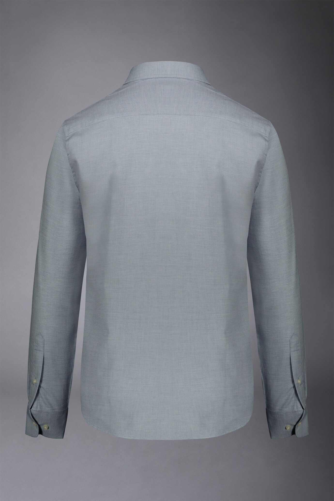 Chemise classique &agrave; col fran&ccedil;ais, coupe r&eacute;guli&egrave;re, tissu blind&eacute; image number 5