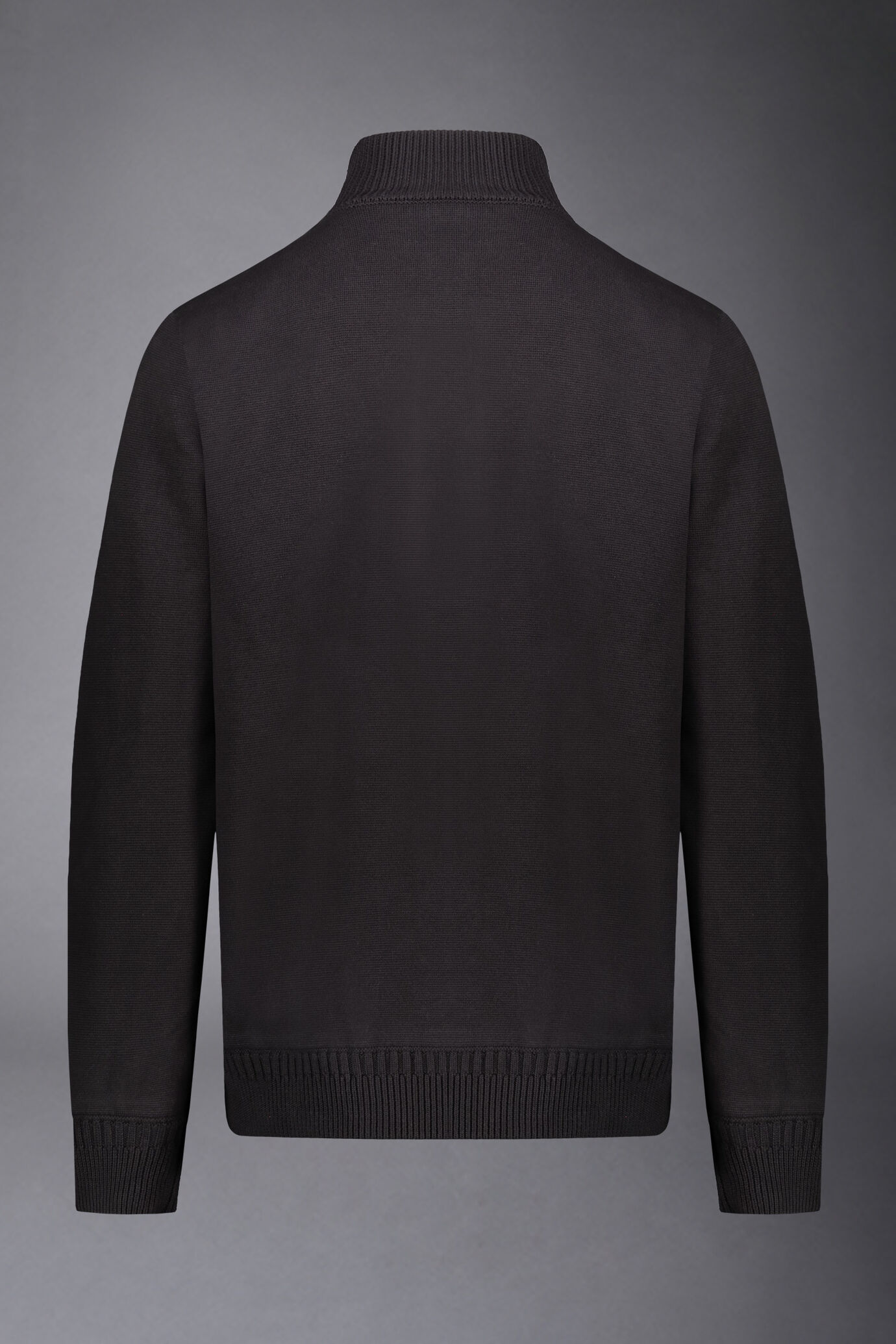 Men's lined Cotton knit jacket milan stitch image number 5