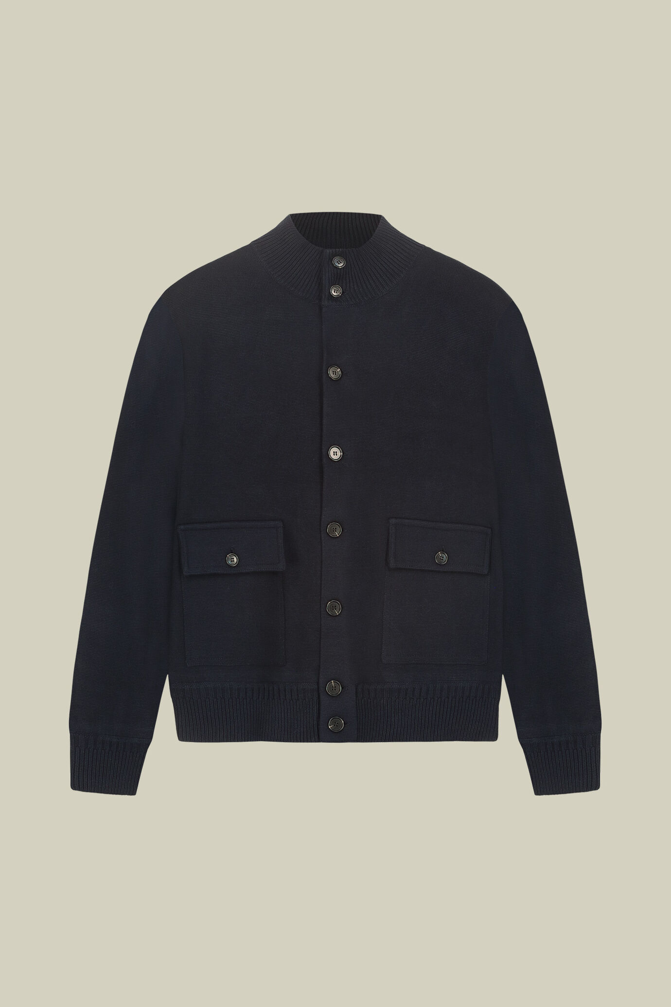 Giacca uomo in maglia Punto Milano 100% cotone regular fit image number 4
