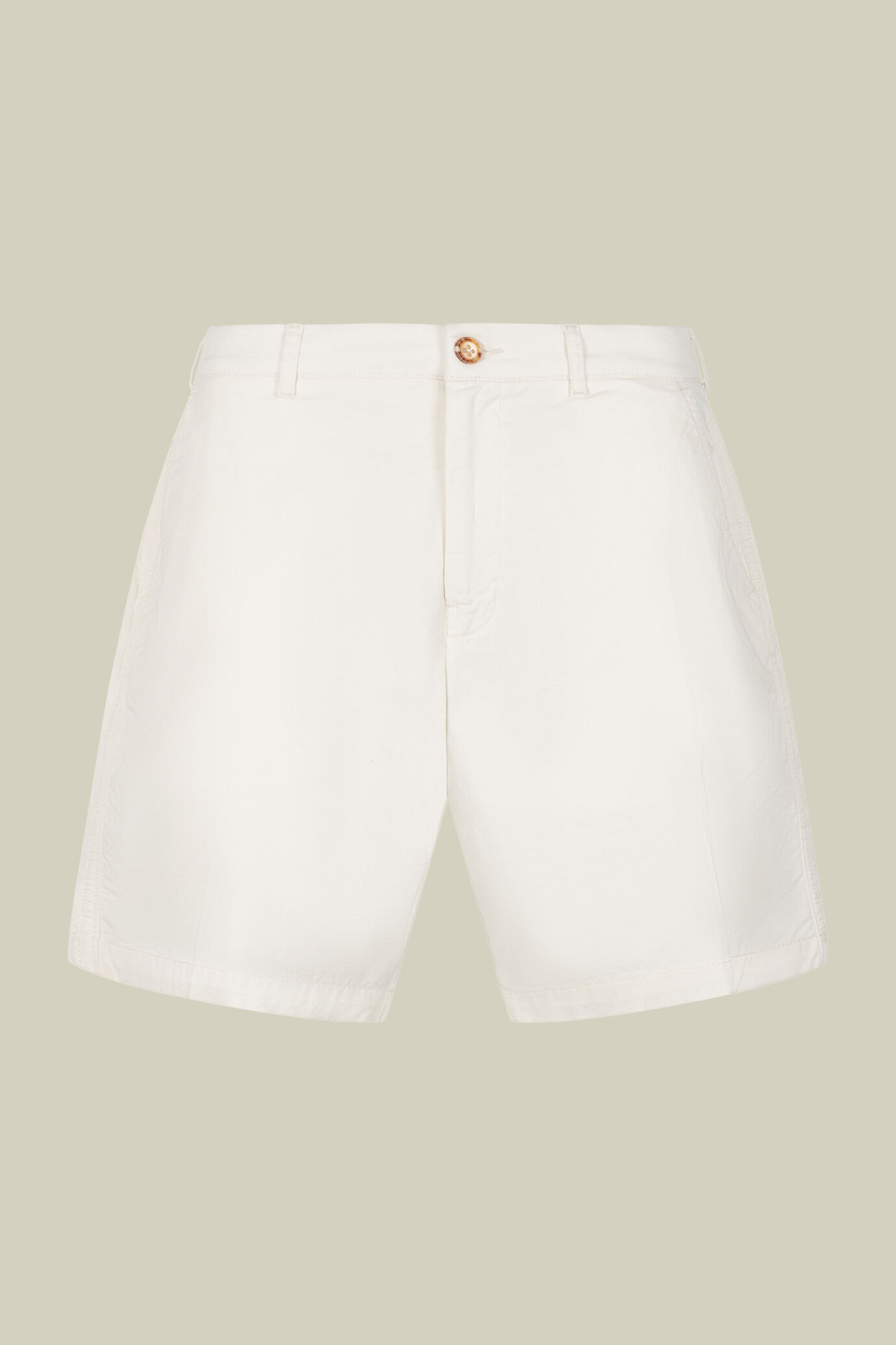 Bermuda uomo classico in cotone twill regular fit image number 2