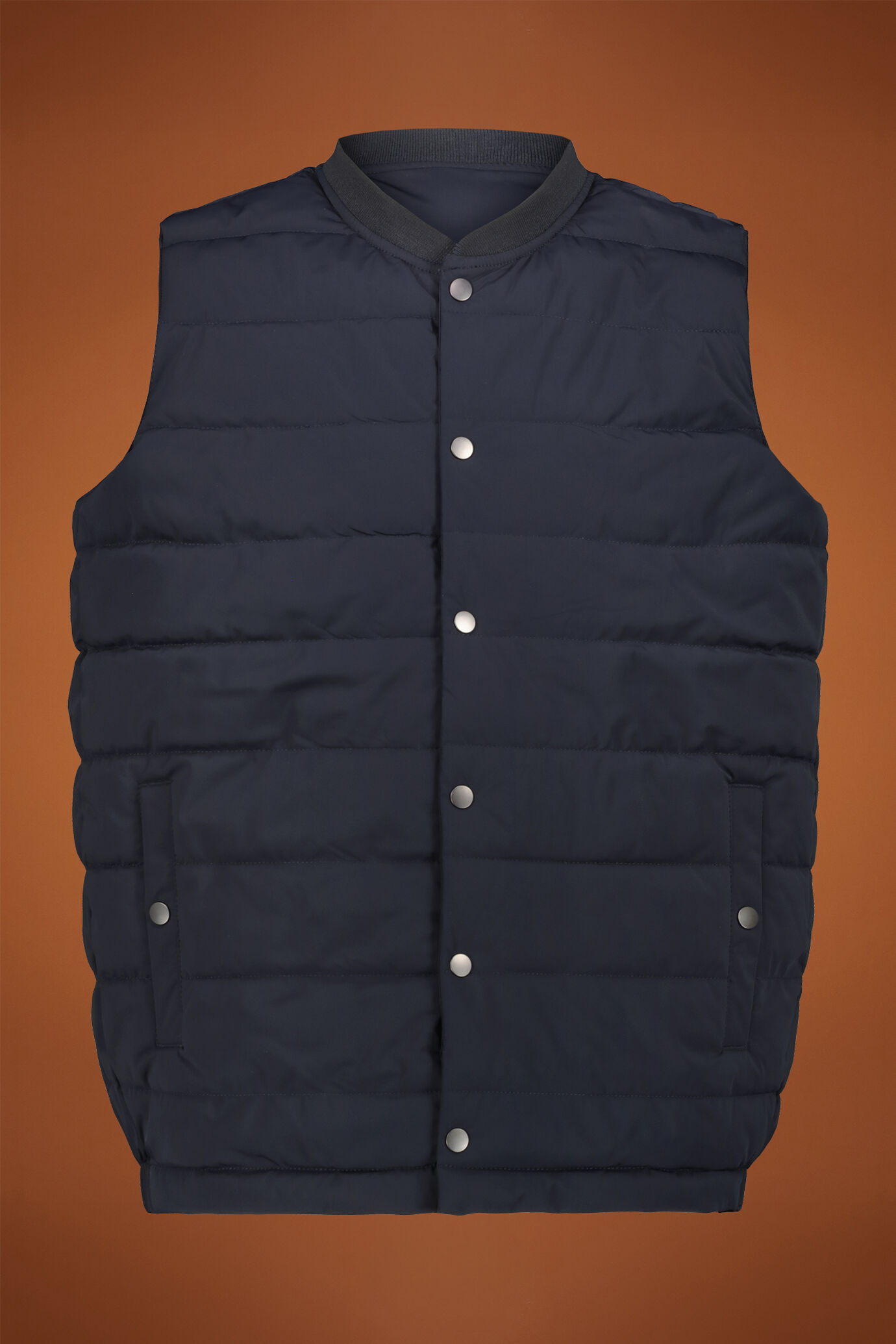 Gilet Smanicato reversibile uomo con imbottitura leggera regular fit image number 2