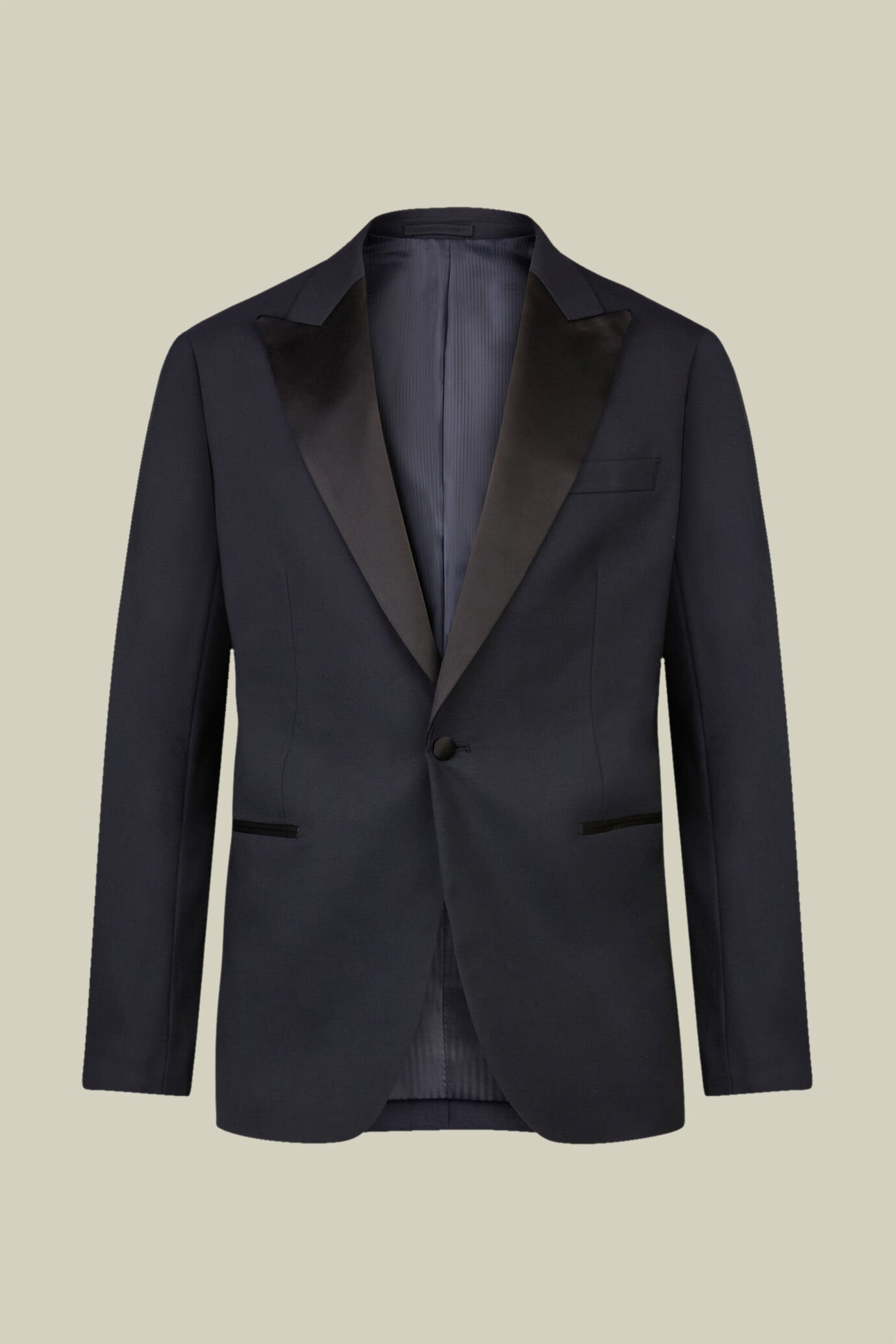 Men's regular fit classic wool blend dinner suit