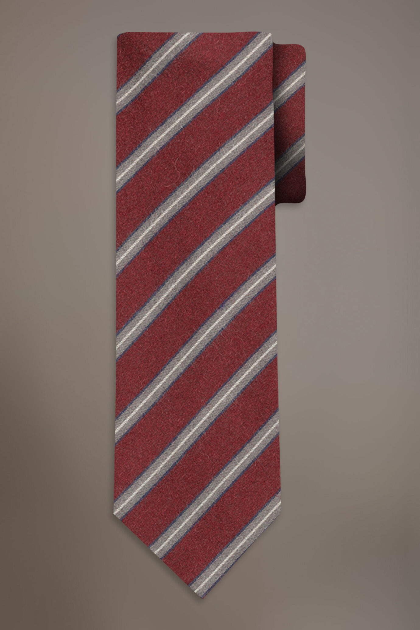 Cravatta Uomo In Lana Acrilica Tartan Scozzese | Mackenzie | Lunga 152 Cm, Larga 8,9 Cm | Fatte A Mano