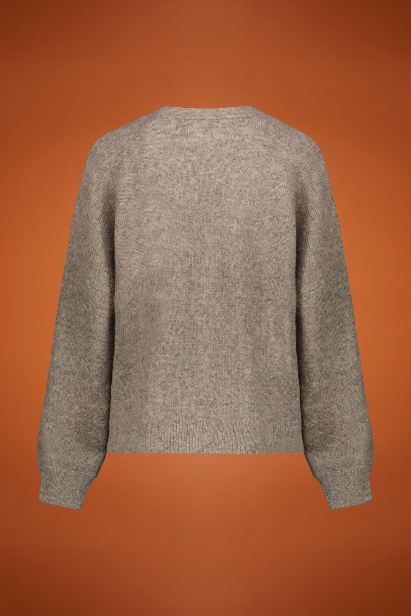 Strickjacke mit V-Ausschnitt aus Wollmischung image number 1