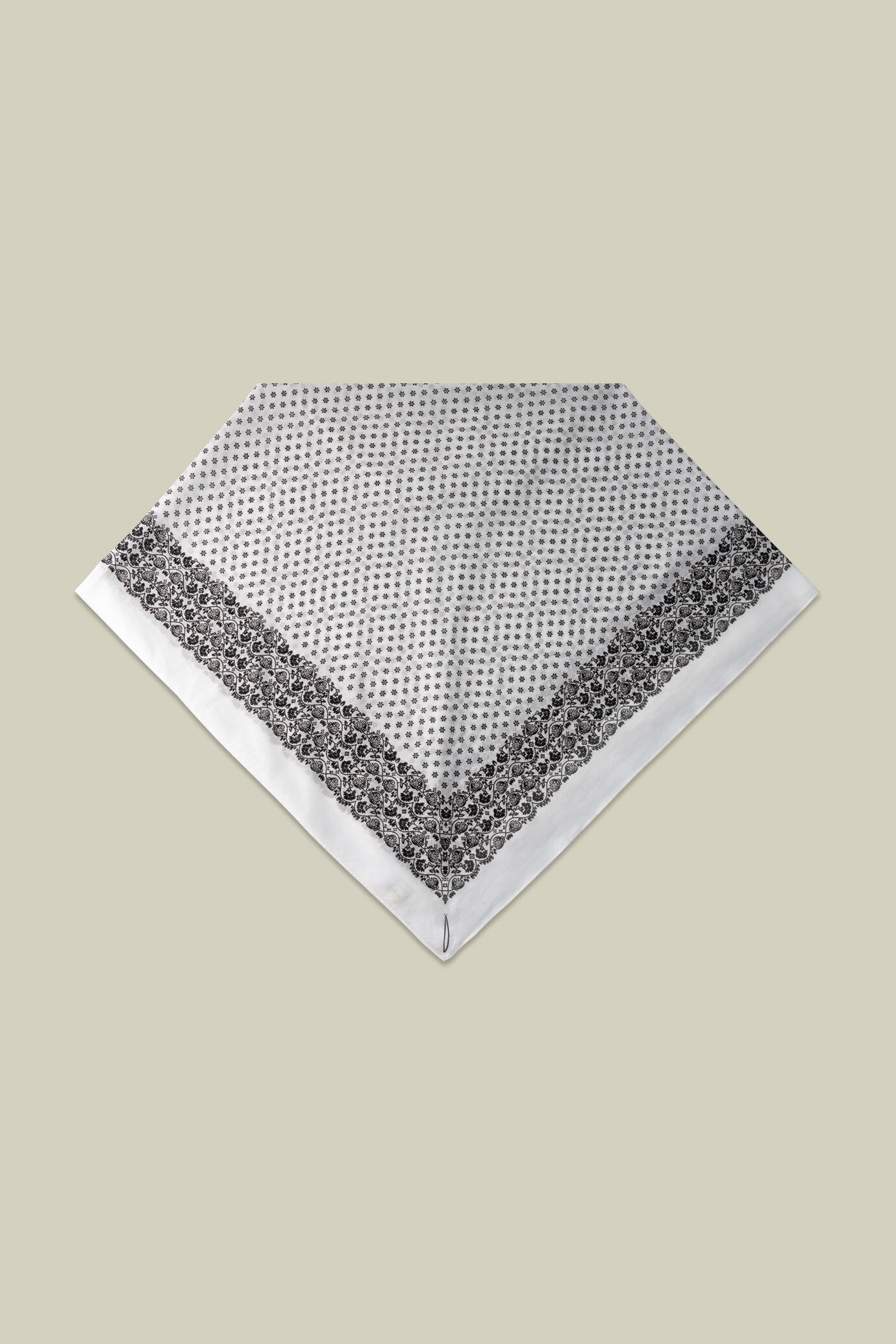 Foulard donna in cotone fantasia floreale