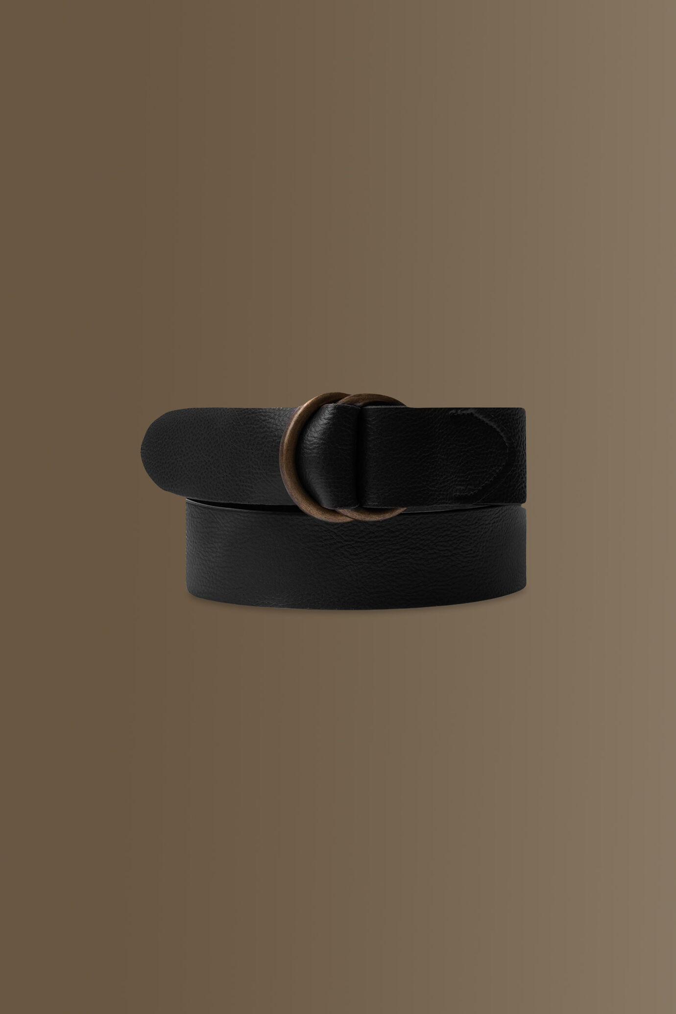 Adjustable belt combined leather