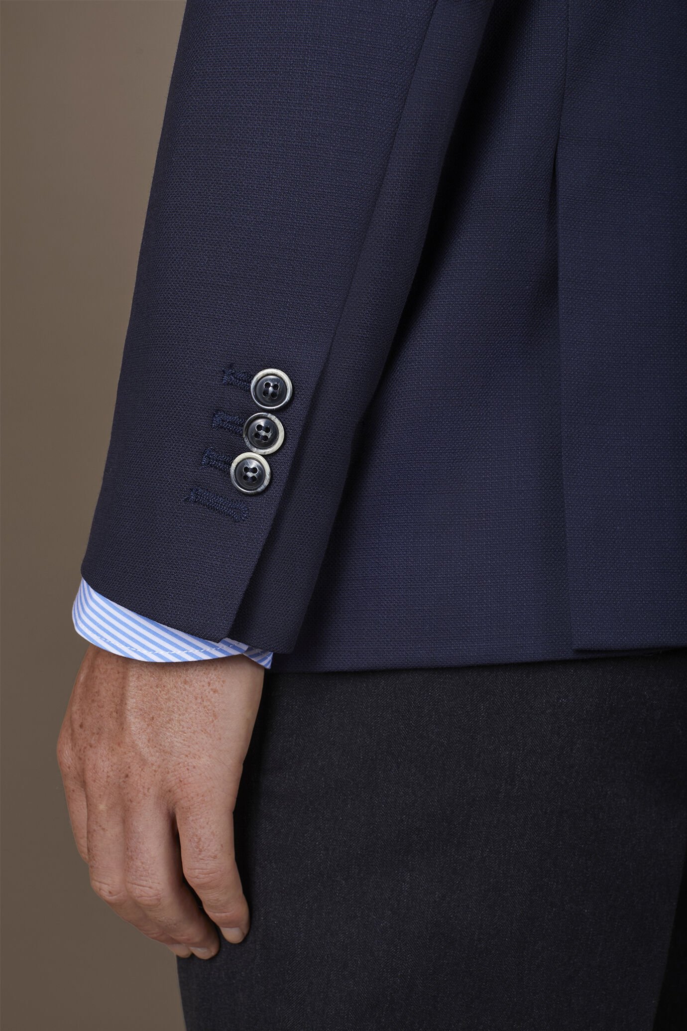 Veste homme double boutonnage doublée Made in Italy coupe regular fit image number 3