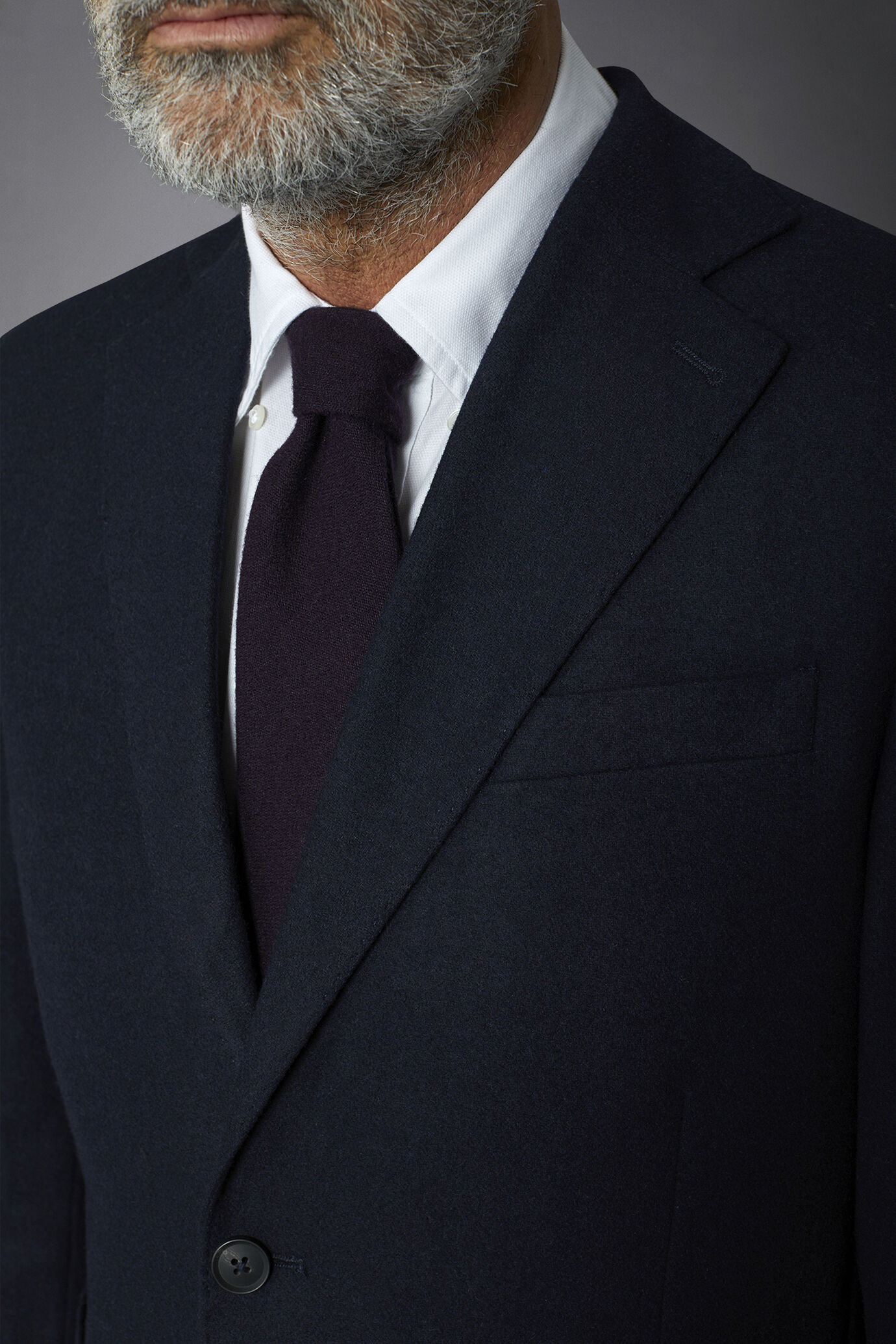 Giacca uomo monopetto misto lana regular fit image number 3
