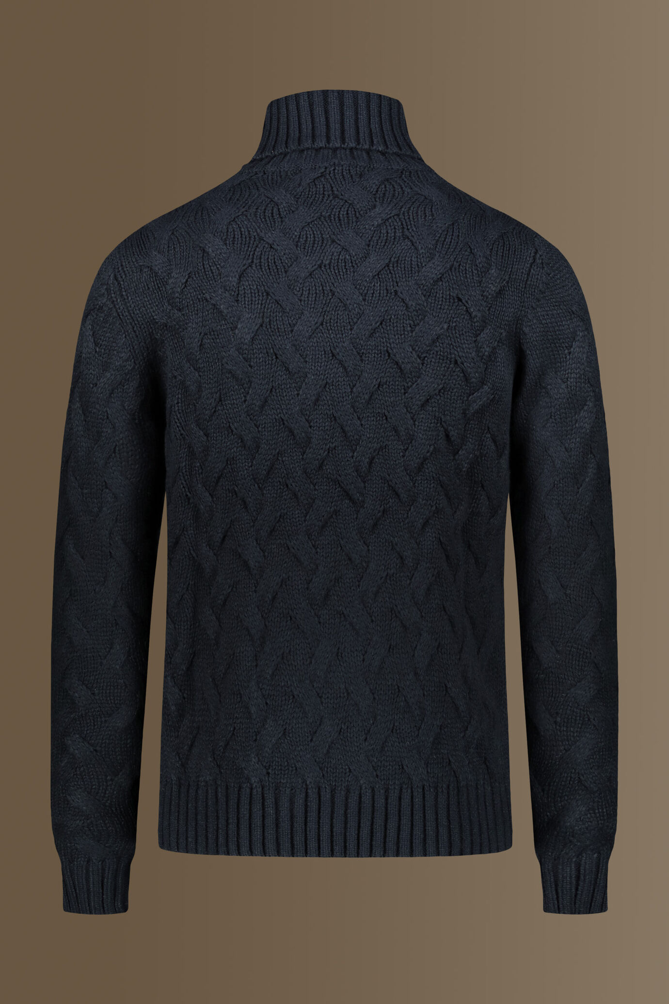 Turtle neck sweater, wool blend image number 1