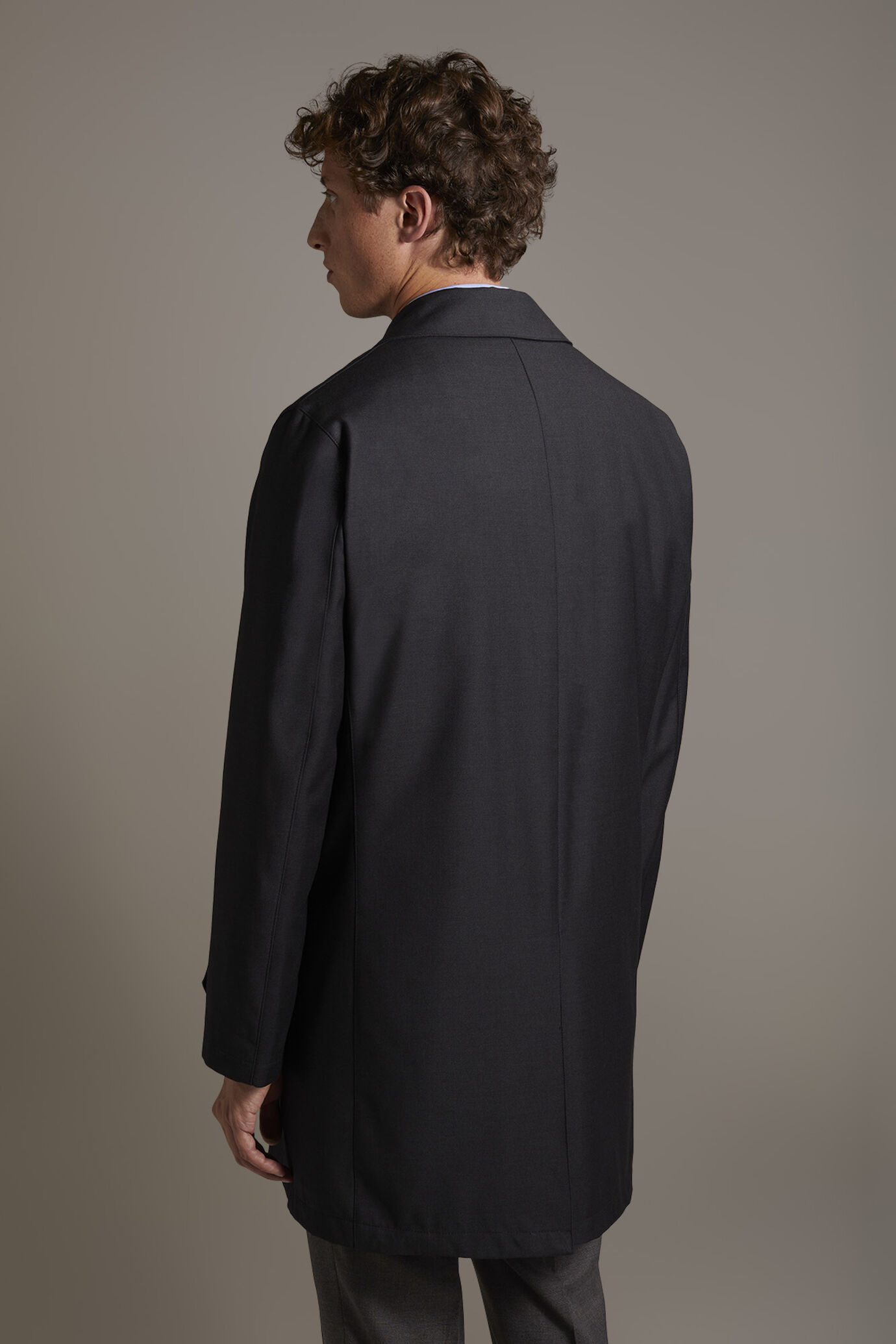 Cappotto imbottito tessuto twill image number 3