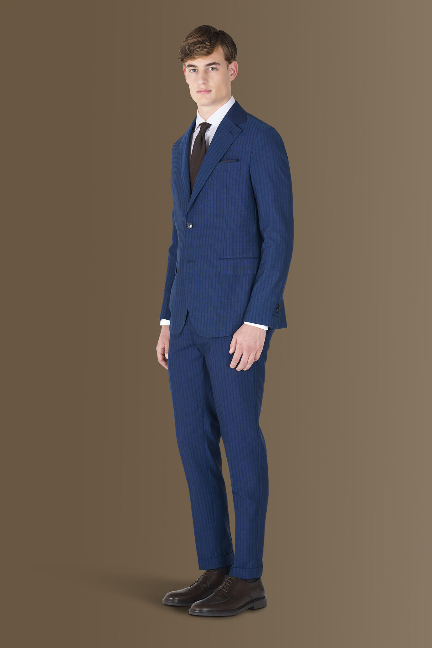 Single breasted suit trousers with turn up image number 0