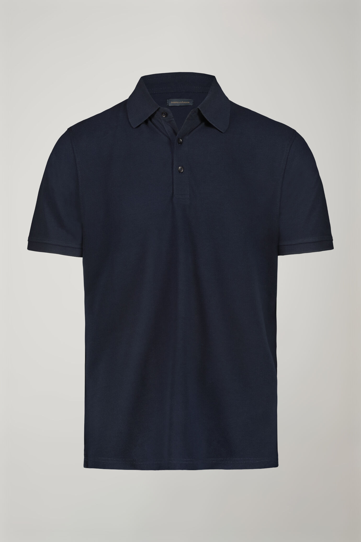 Men’s short sleeve polo shirt 100% piquet cotton regular fit image number 4