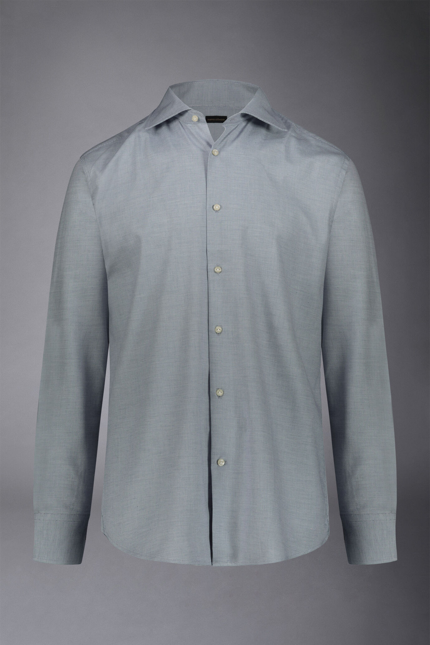 Chemise classique &agrave; col fran&ccedil;ais, coupe r&eacute;guli&egrave;re, tissu blind&eacute; image number 4