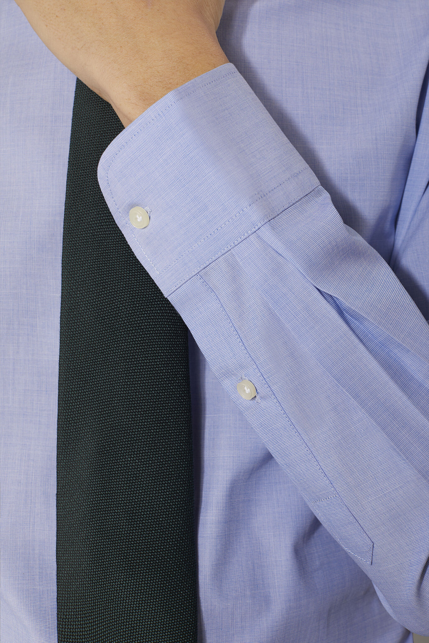 Classic shirt french collar classic fit fil a fil image number 2