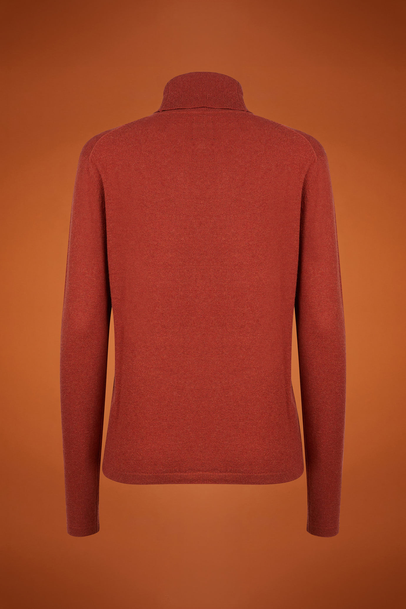 Women's regular fit high neck jumper in a blend of wool and cashmere image number 5