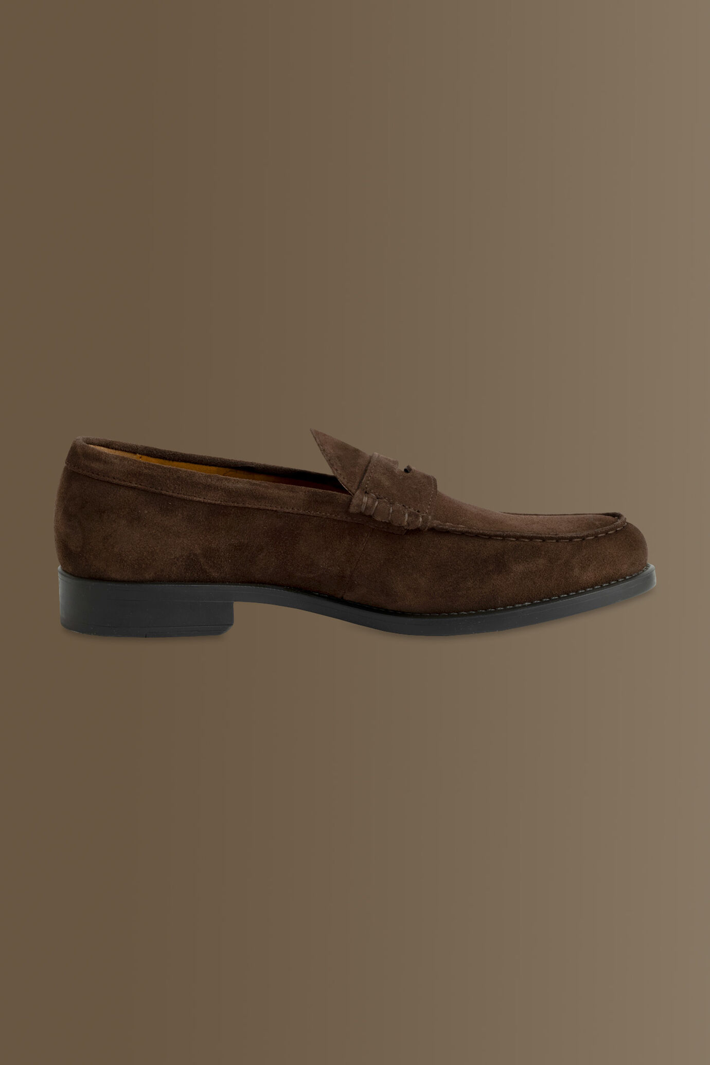 Mocassino uomo in vera pelle scamosciata image number 2