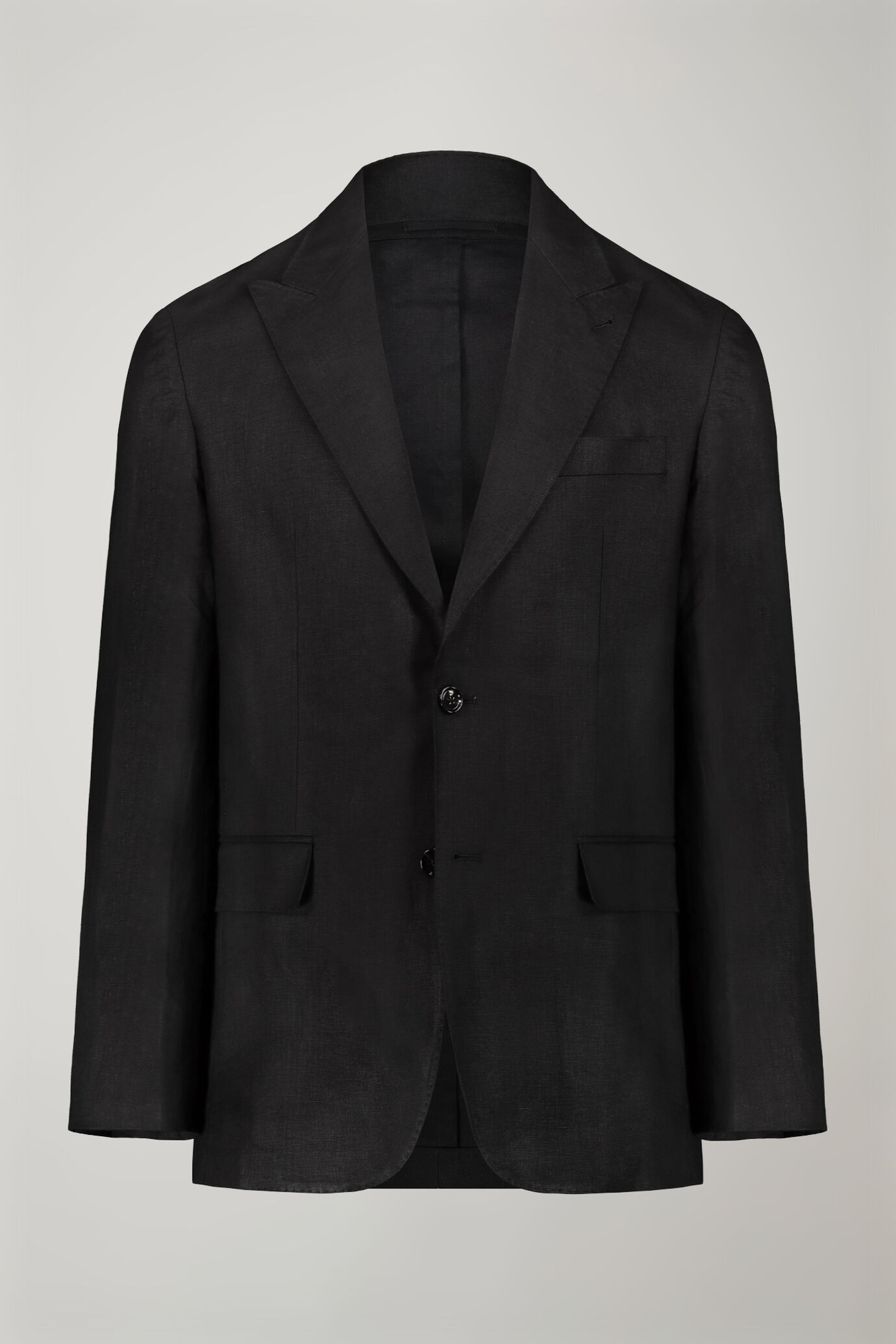 Costume homme à simple boutonnage 100 % lin coupe régulière image number 4