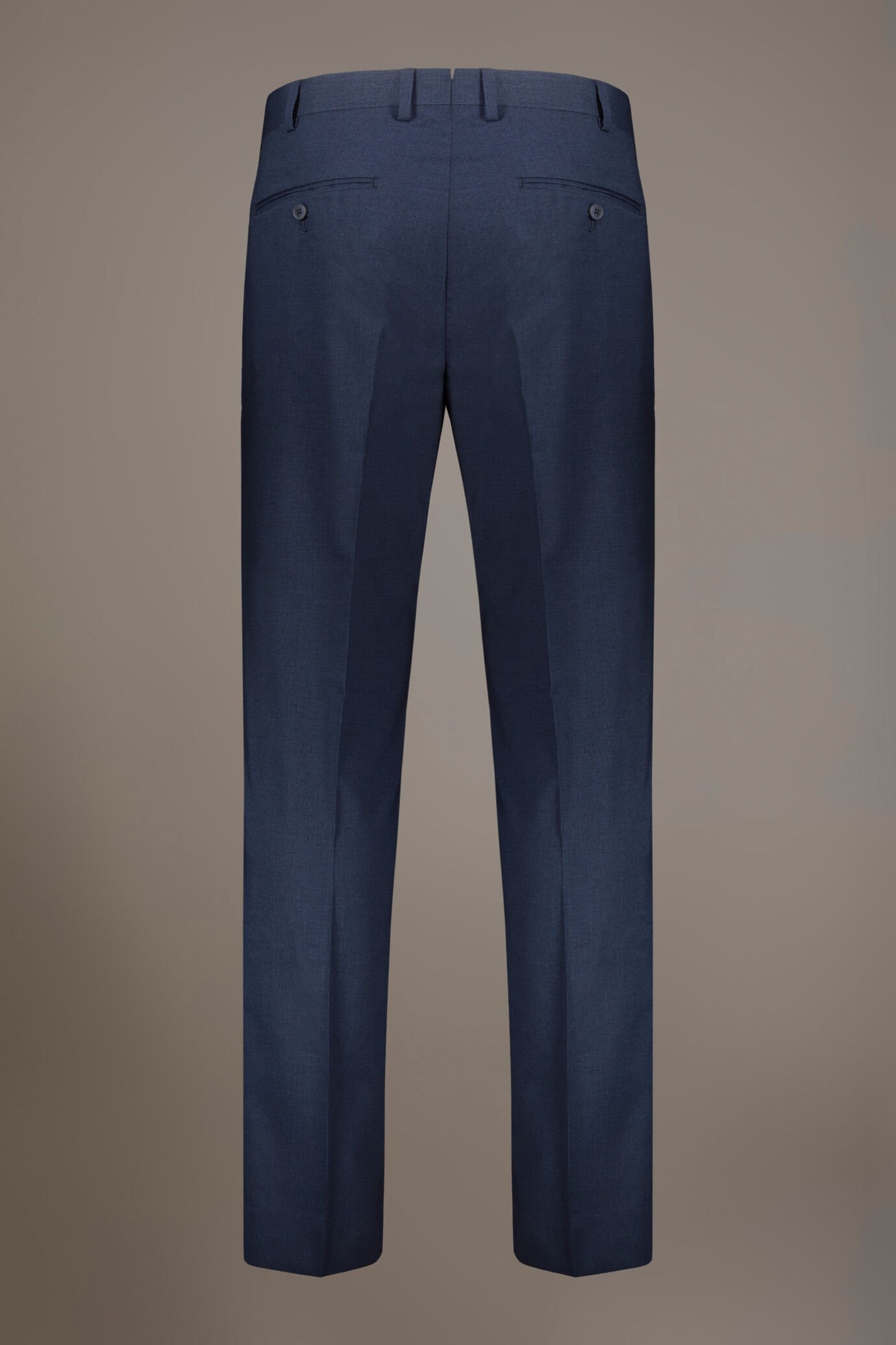 Regular fit single-breasted suit in micro pied de poule fabric image number 8