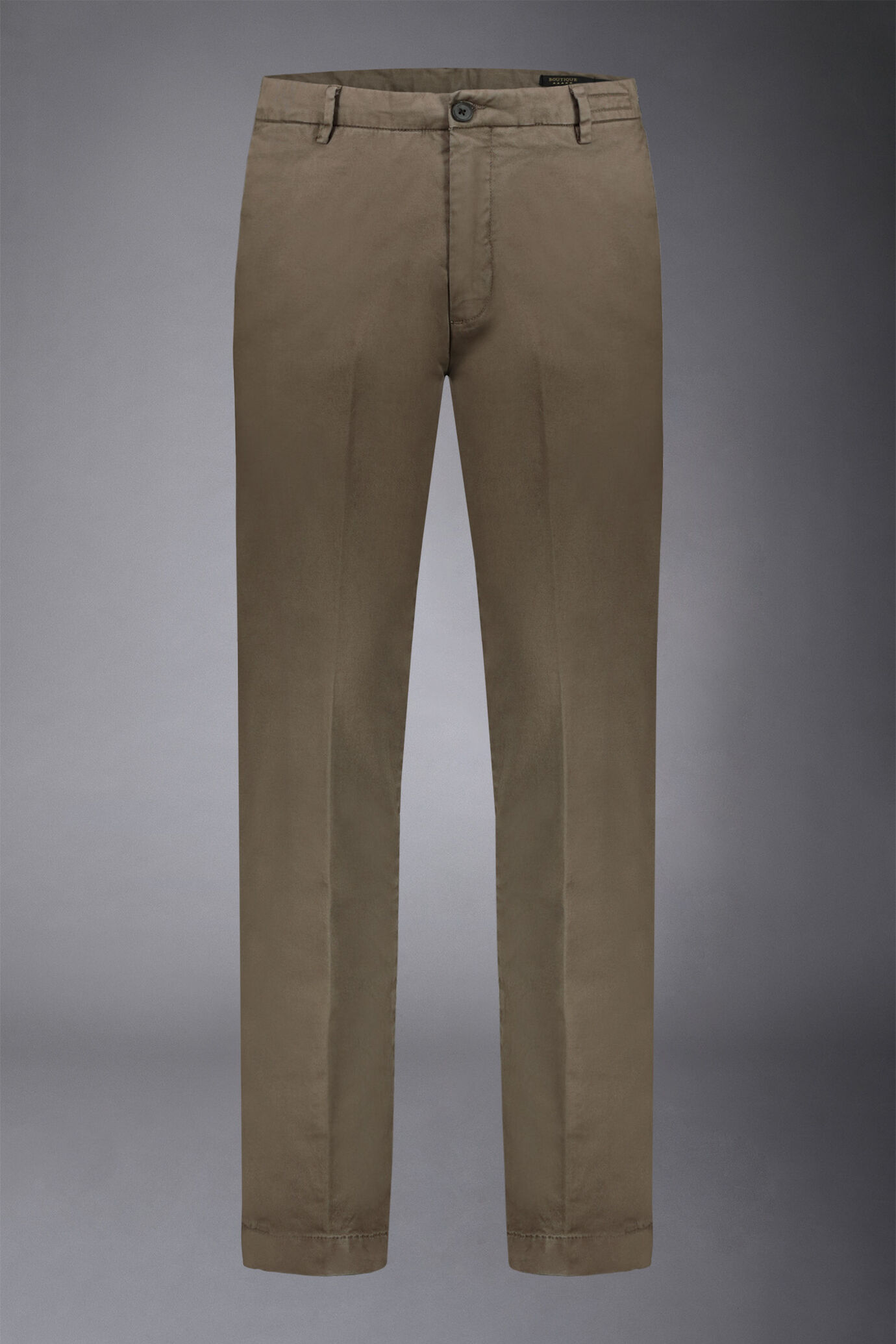 Men's classic chino pants regular fit twill construction image number 4