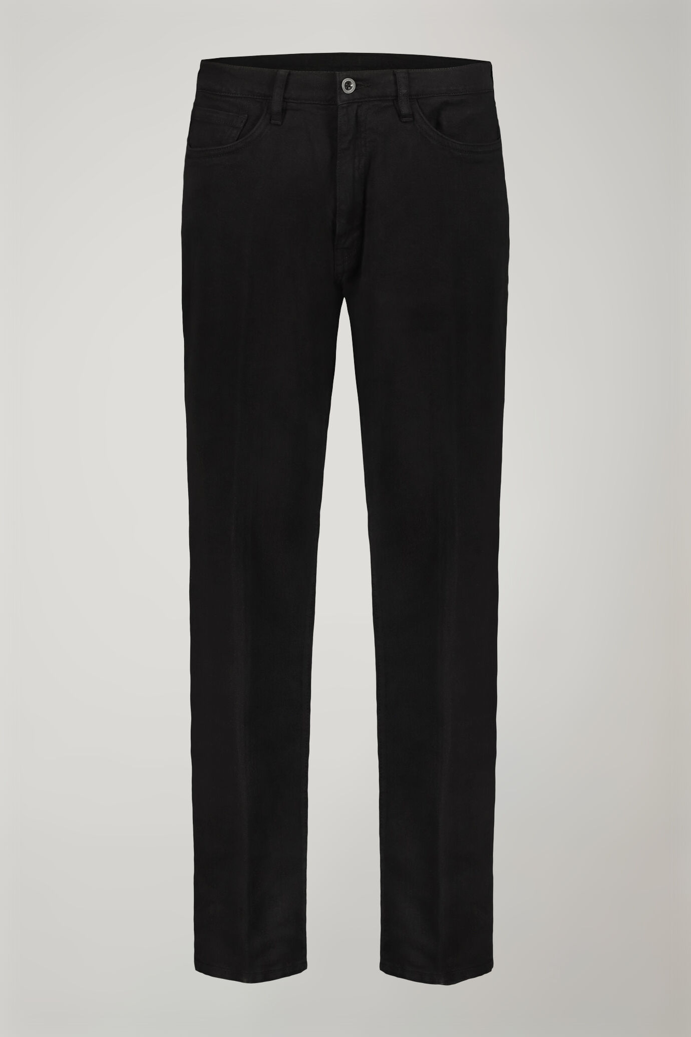 Pantalone uomo 5 tasche tessuto in cotone costruzione twill elasticizzato regular fit image number 4
