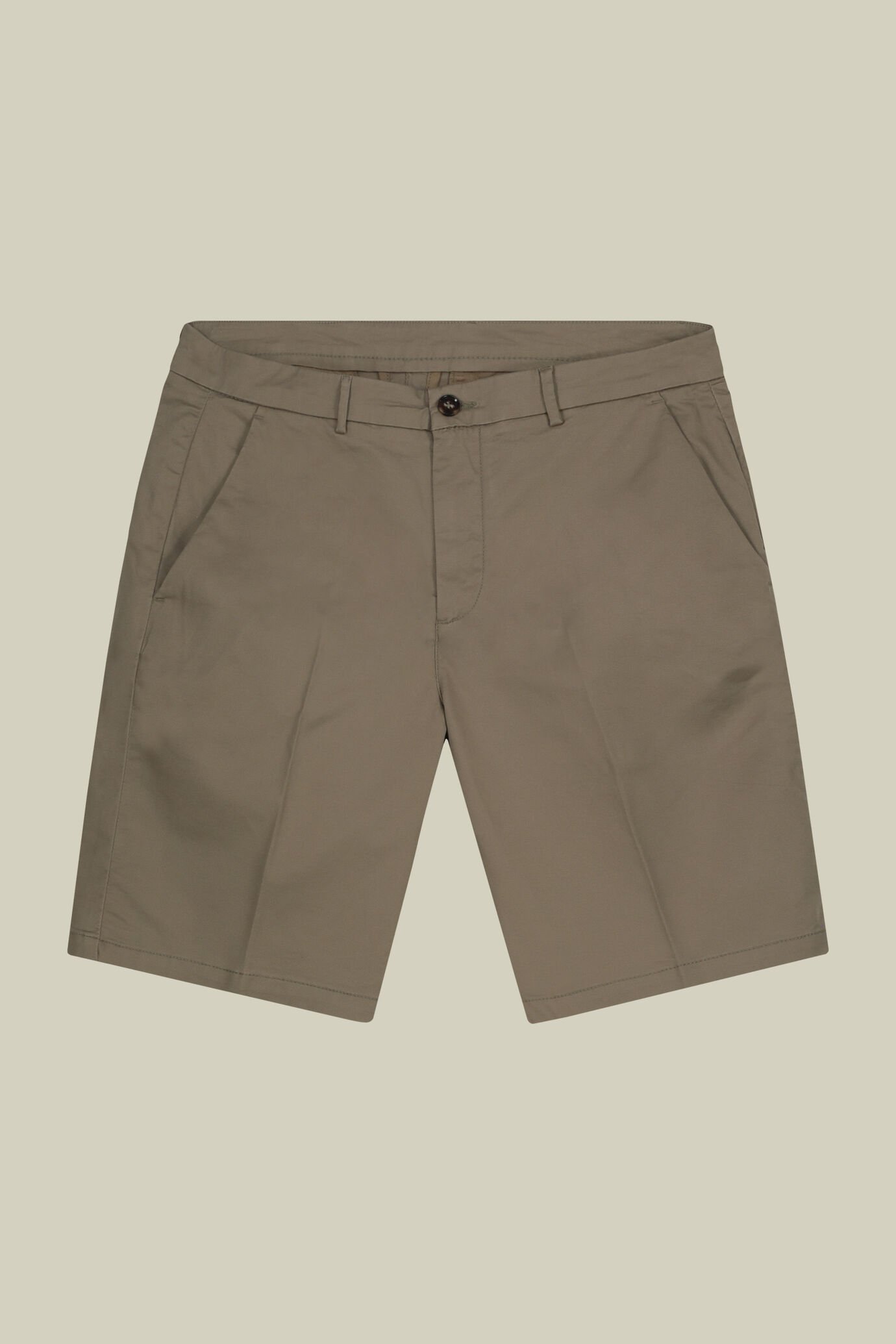 Bermuda uomo classico costruzione twill
