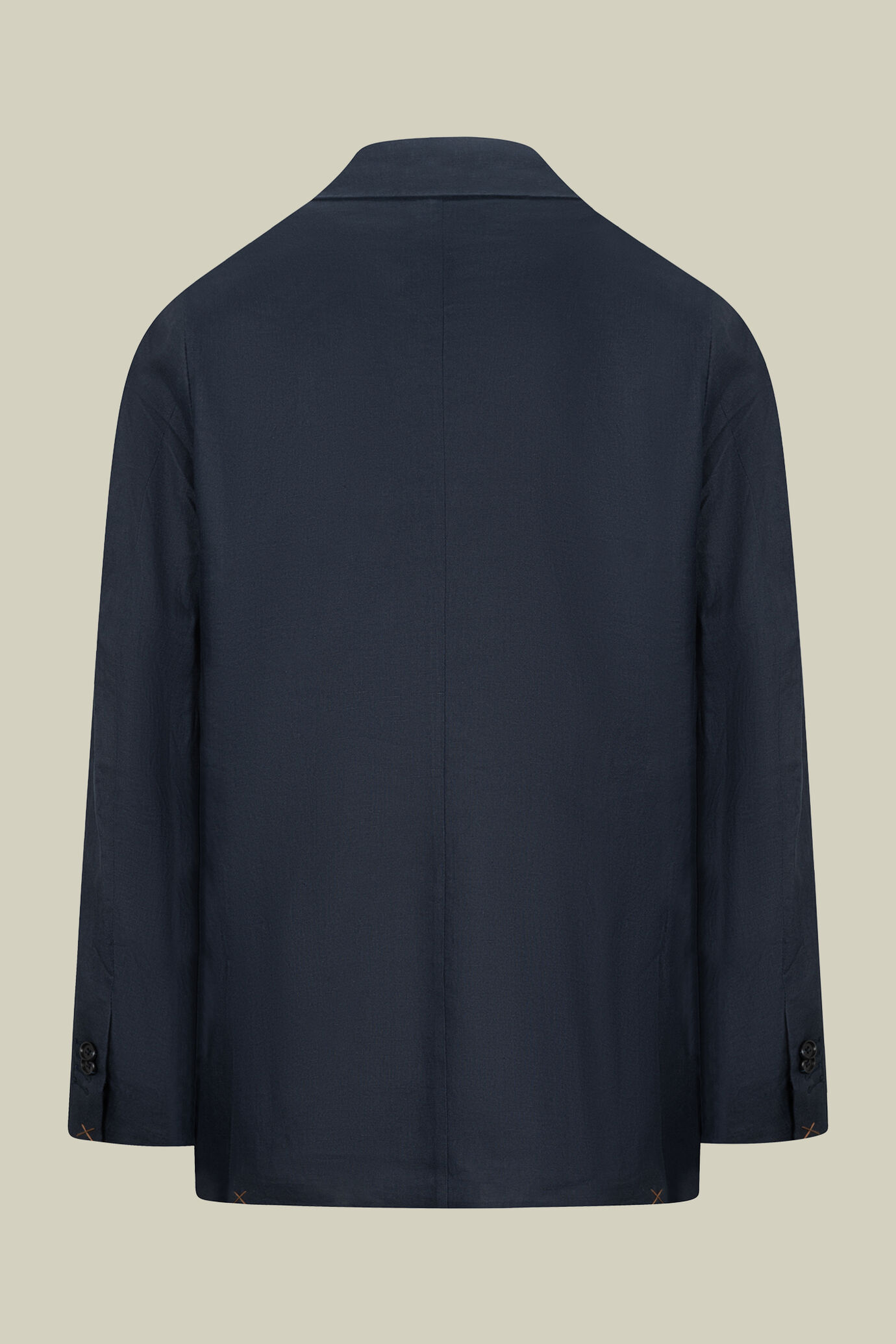 Abito uomo monopetto 100% lino regular fit image number 3