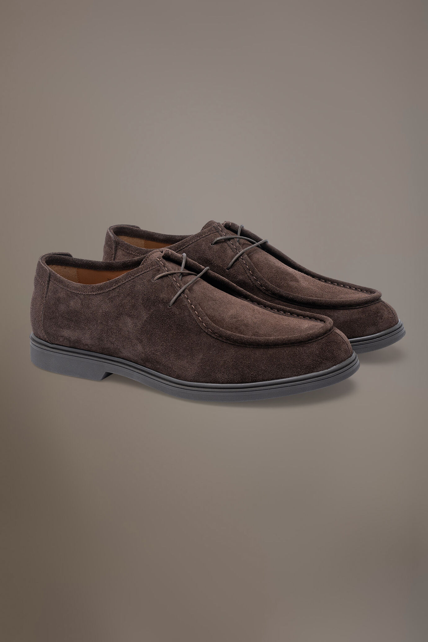 Suede ranger shoes 100% leather with rubber sole image number 0