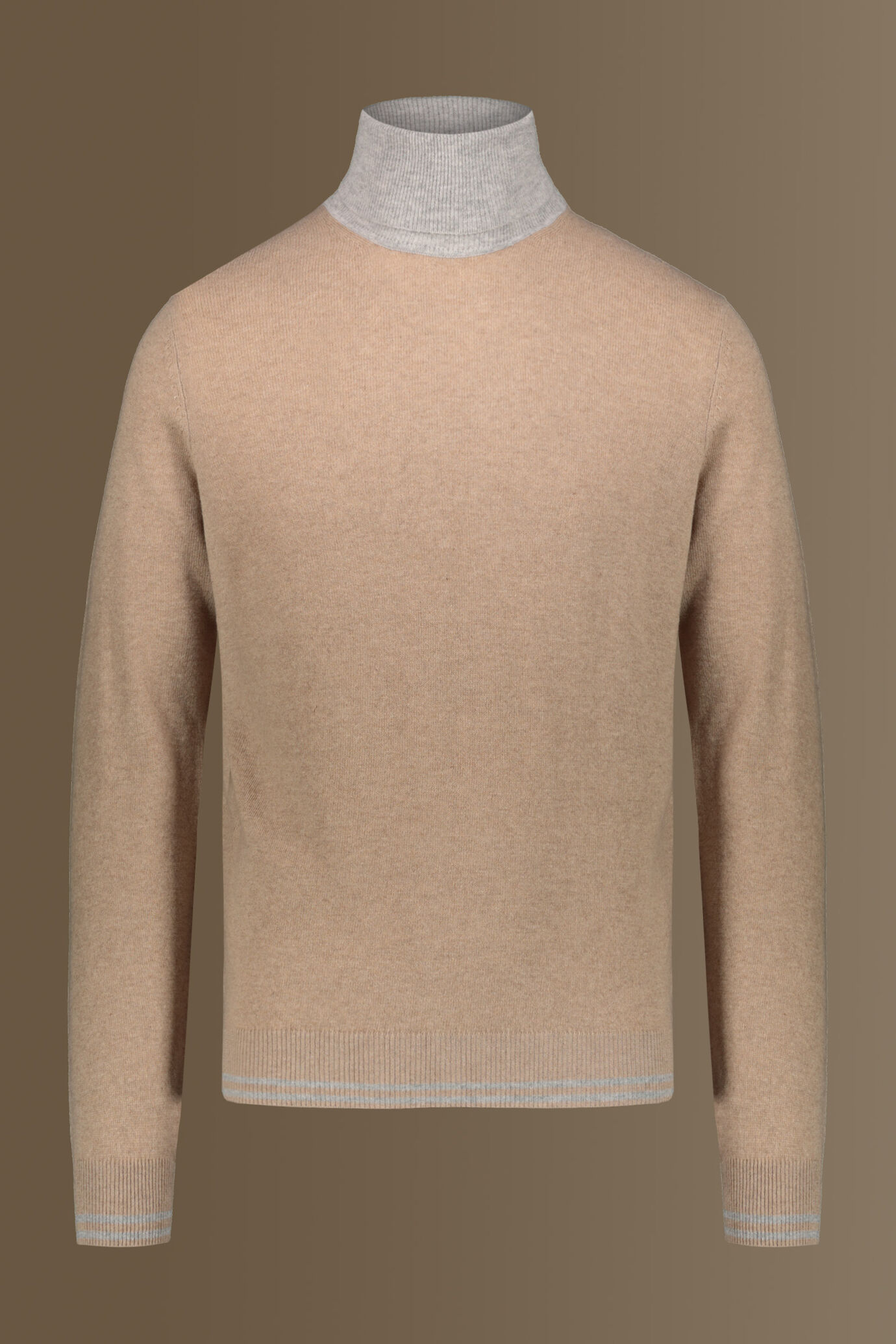 Cashmere blend turtleneck sweater image number 2