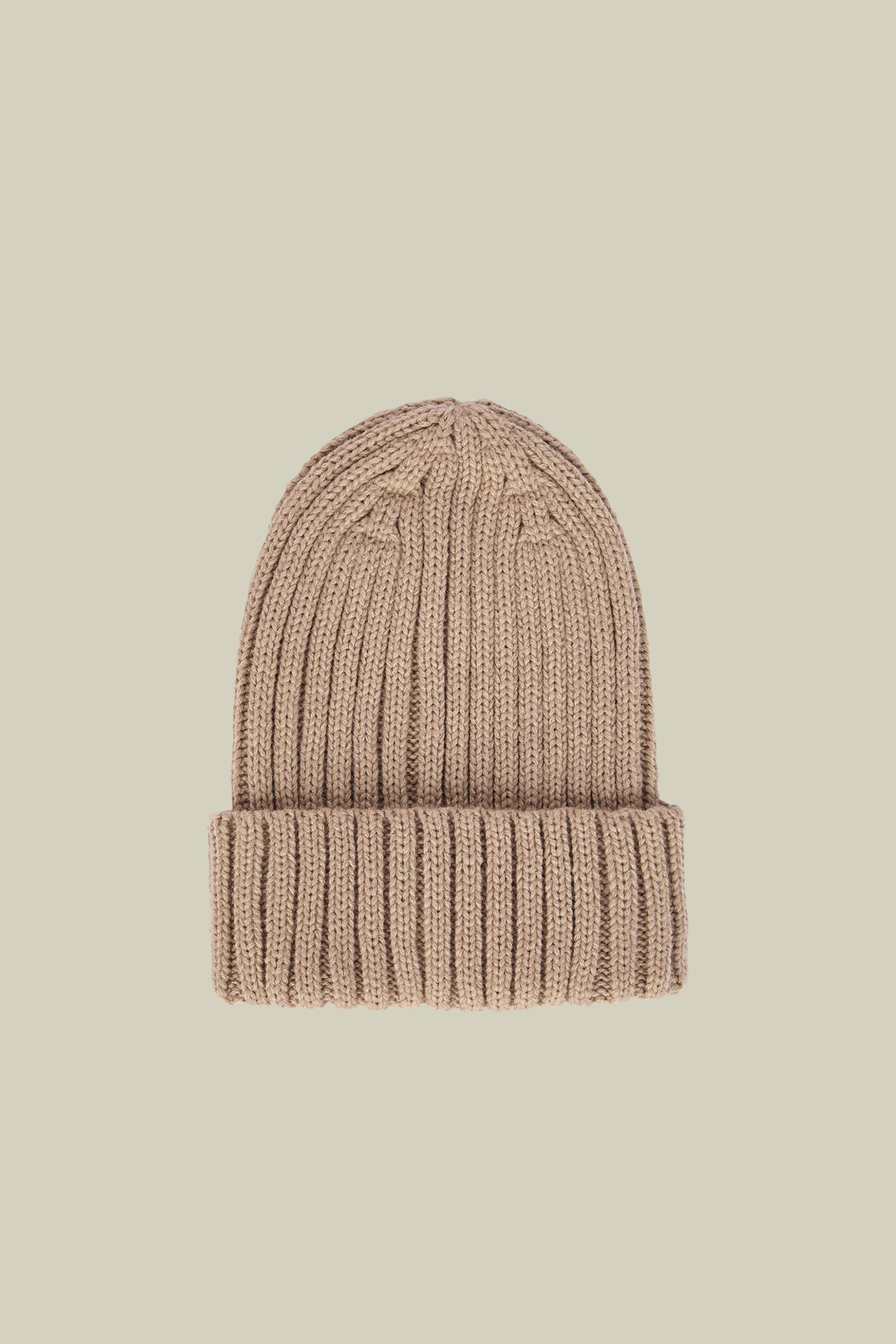 Bonnet en tricot côtelé Wool Blend pour homme