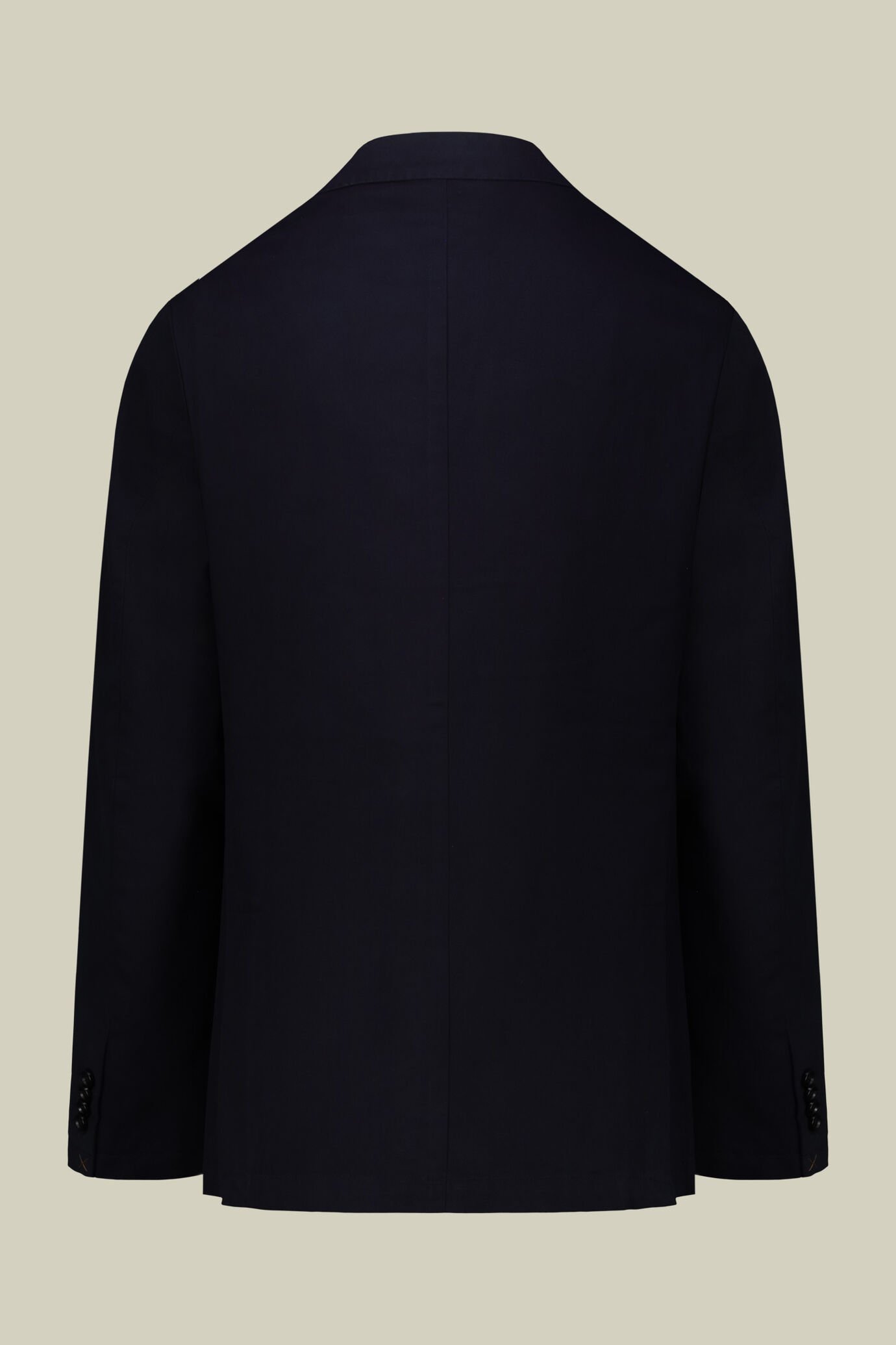 Giacca uomo doppiopetto sfoderata in tessuto twill regular fit image number 5