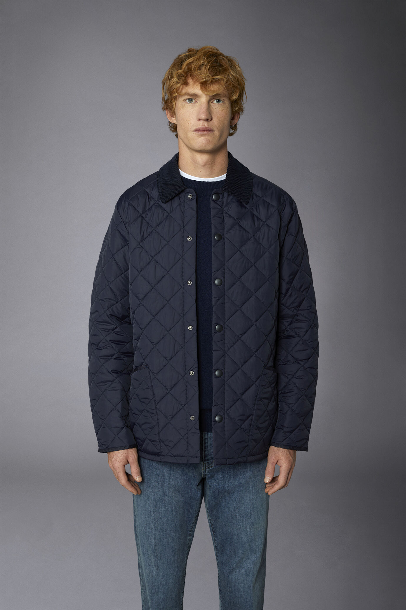 Men's regular fit quilted jacket image number 2