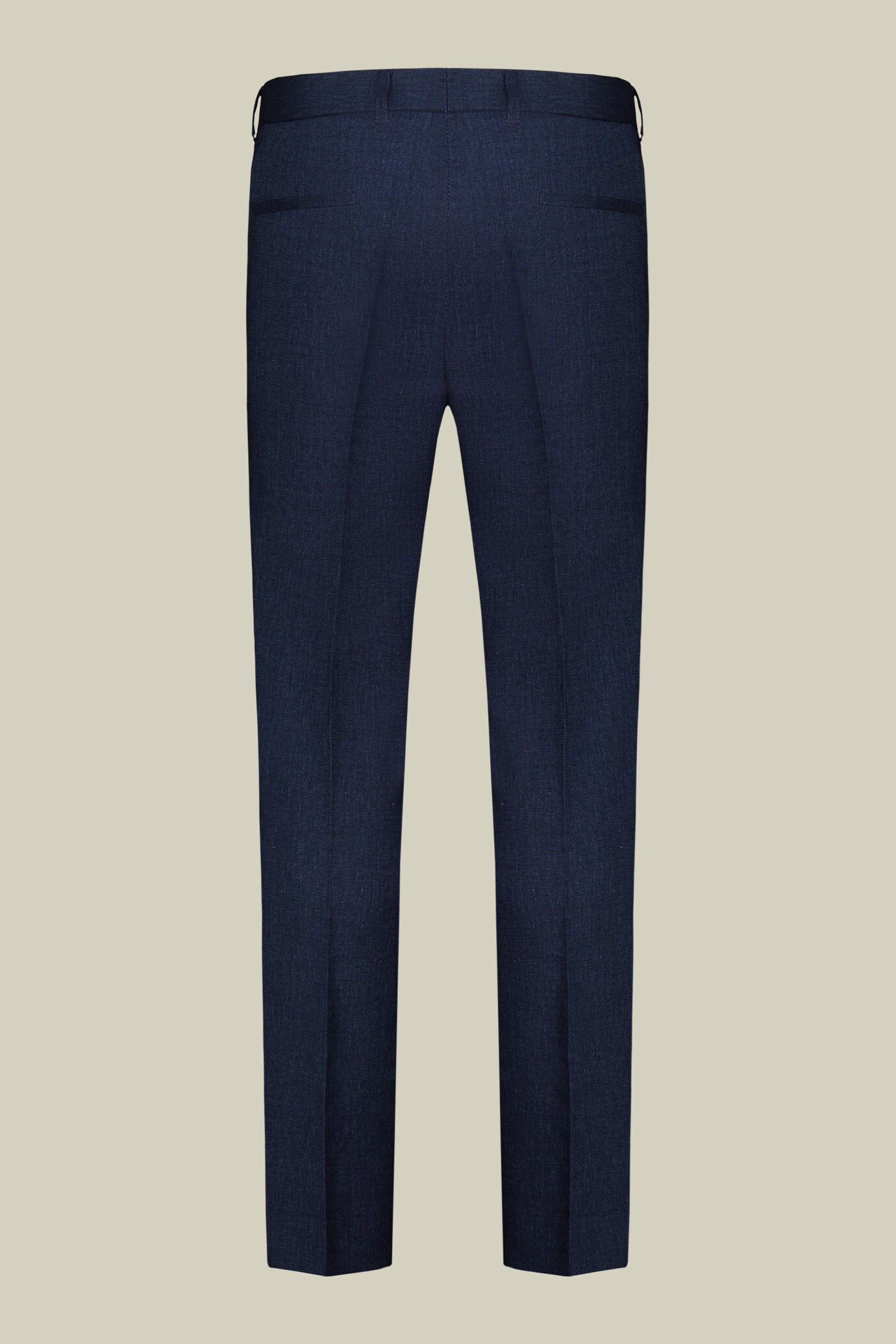 Costume homme croisé en lin mélangé, coupe regular image number 3