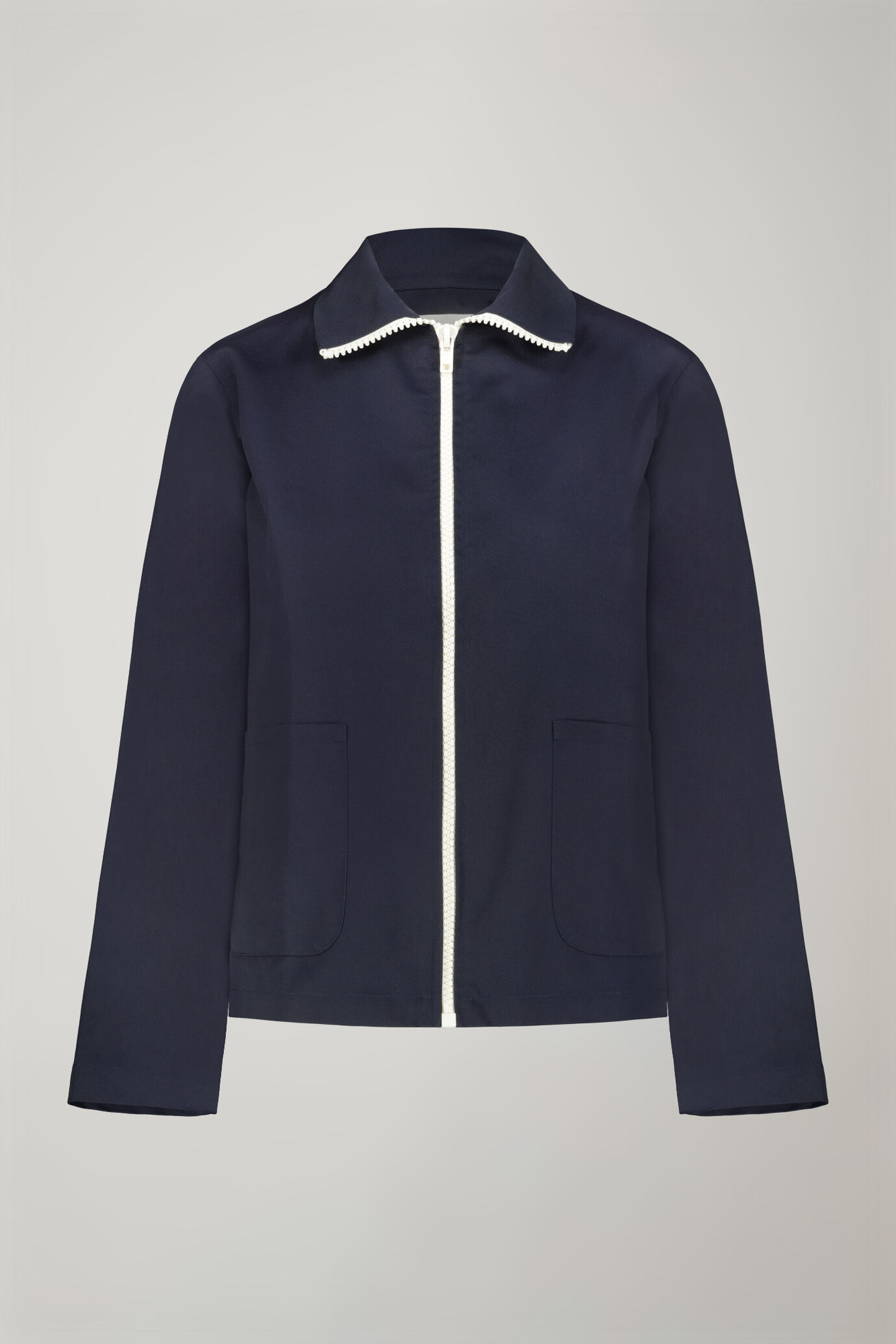 Giubbino donna con zip regular fit image number 6