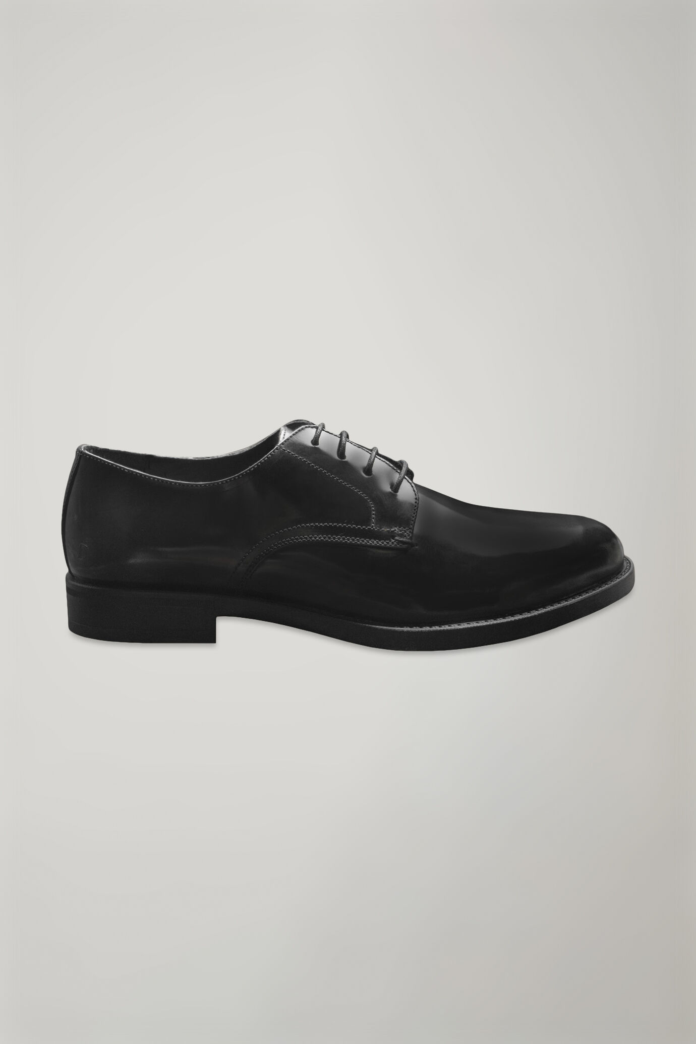 Scarpa Derby uomo 100% pelle con fondo in gomma image number 1