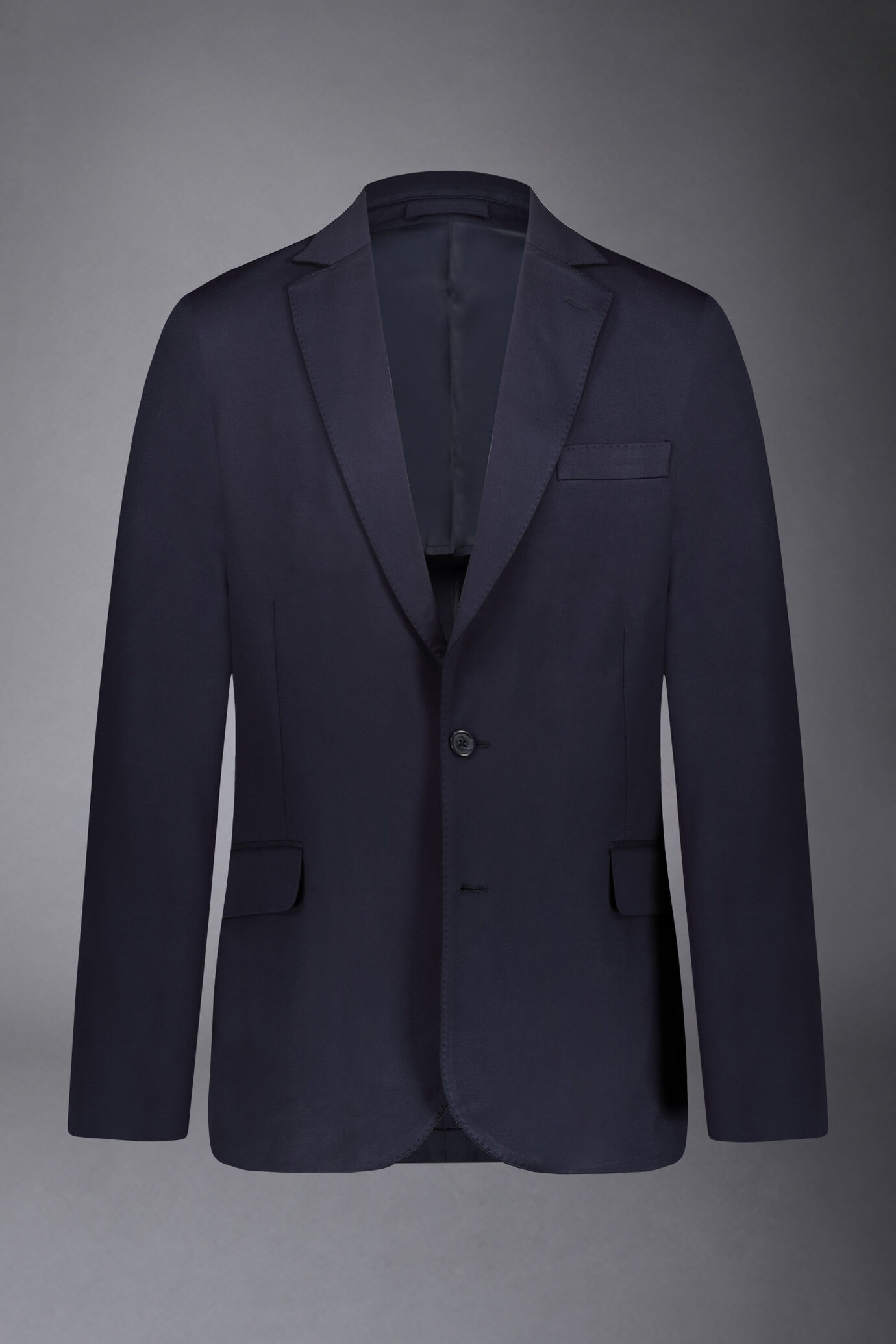 Giacca uomo monopetto in jersey regular fit image number 5