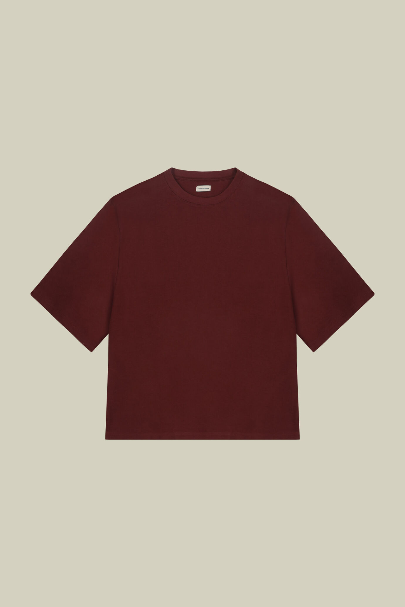 T-shirt oversize pour femme, modèle à manches courtes et col ras du cou en jersey image number 0