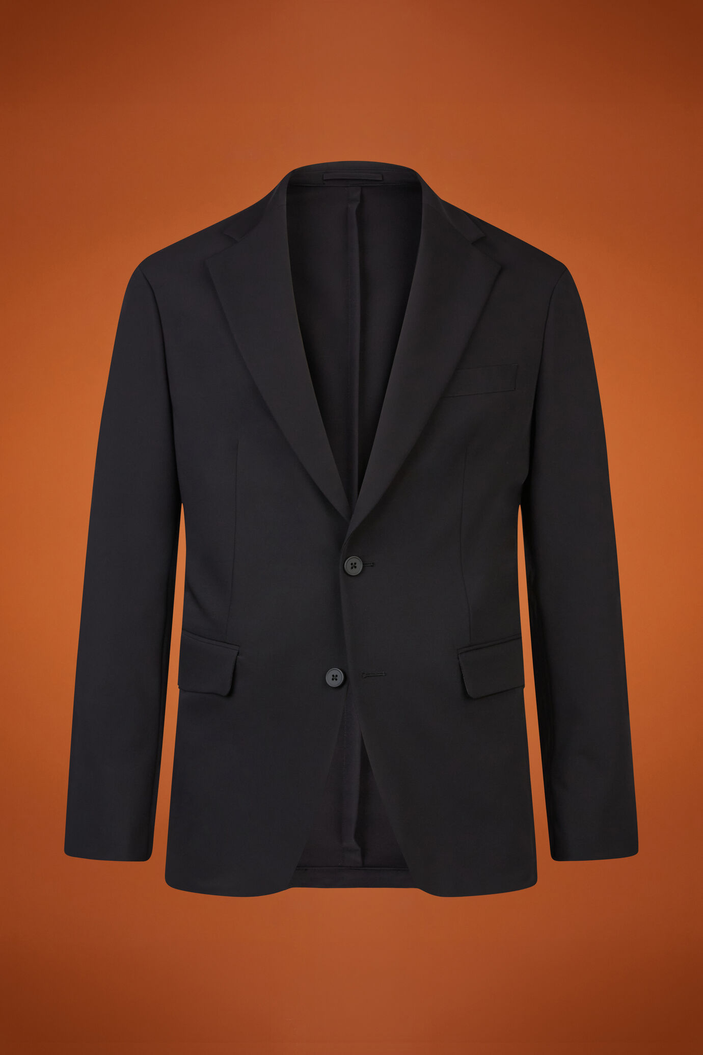 Abito uomo monopetto realizzato in tessuto tecnico regular fit