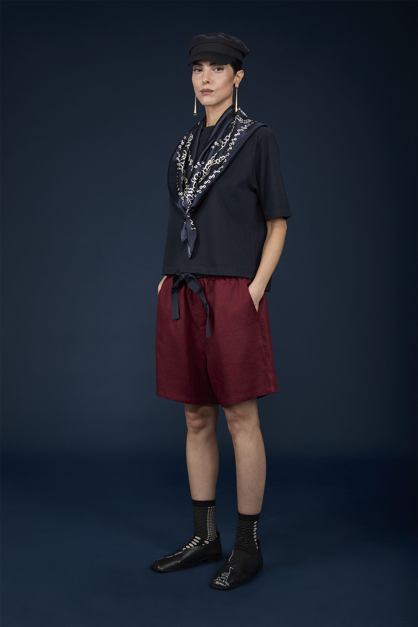 T-shirt femme &agrave; col rond, 100% coton, manches mi-longues, coupe classique image number 0