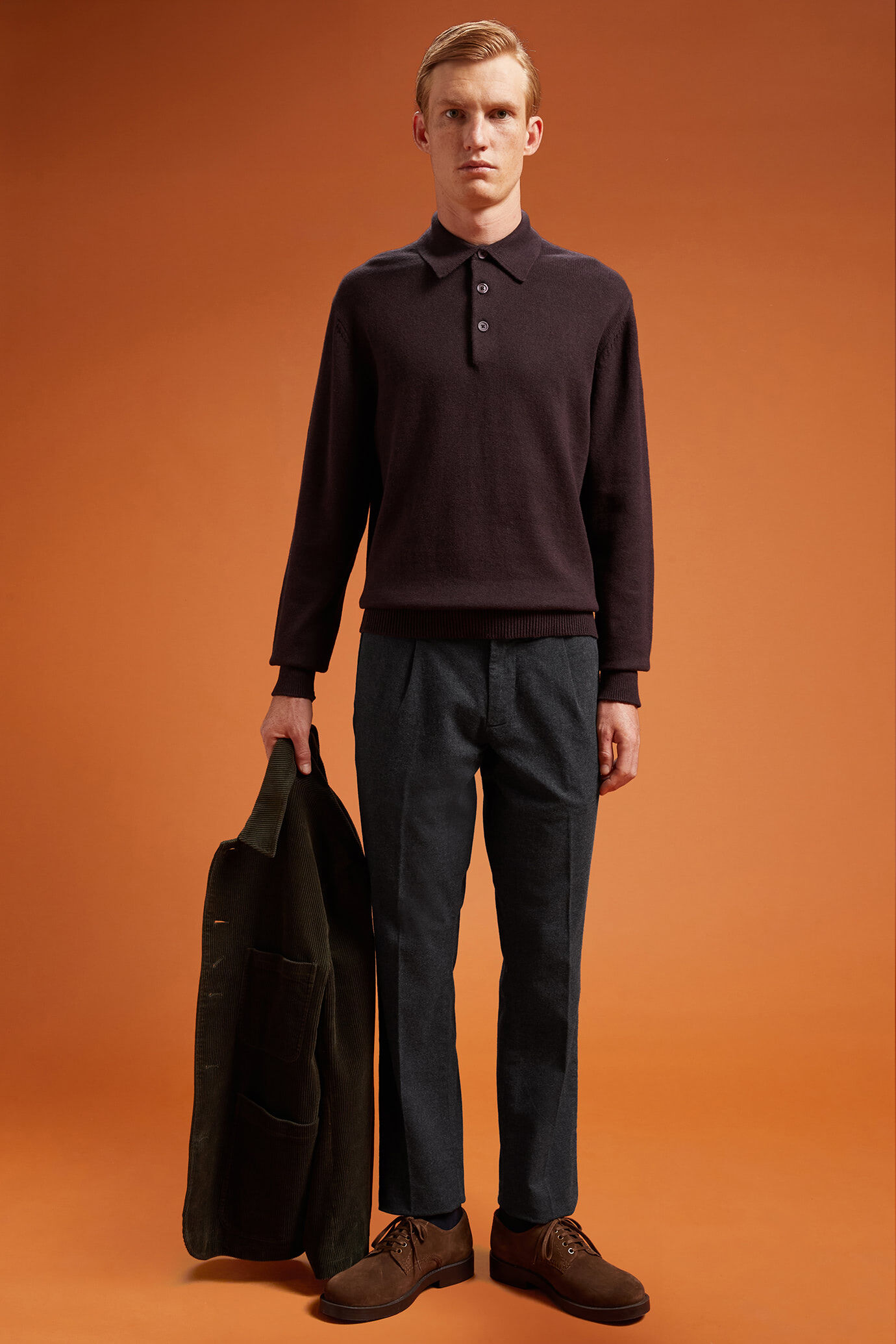 Klassische Herrenhose mit Grisaille-Konstruktion in normaler Passform image number 0