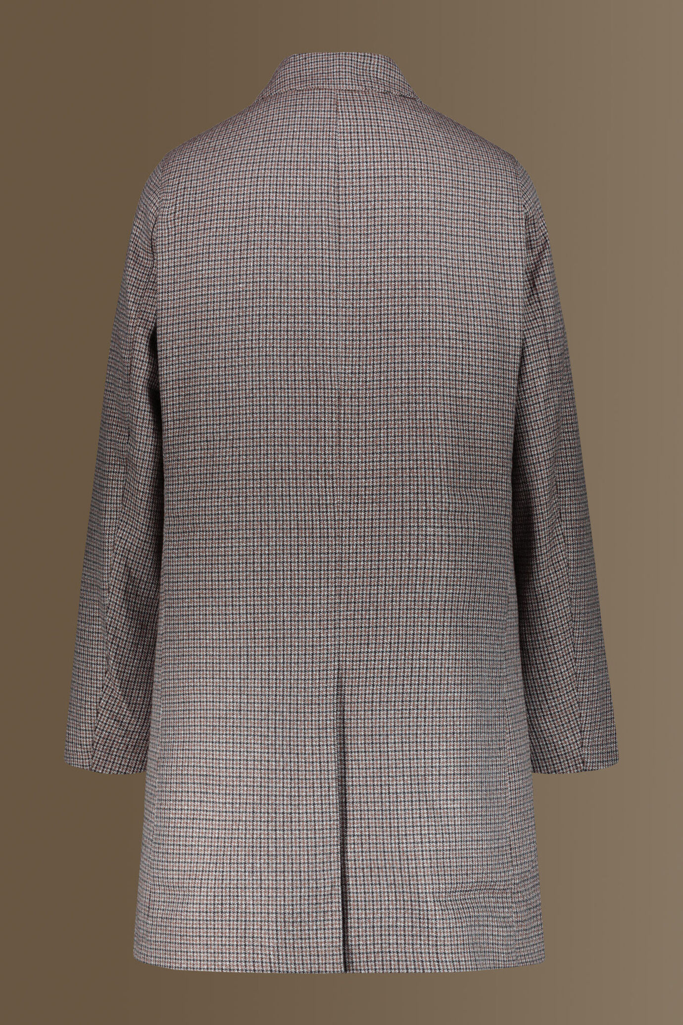 Cappotto imbottito tessuto micro fantasia a quadri image number 6
