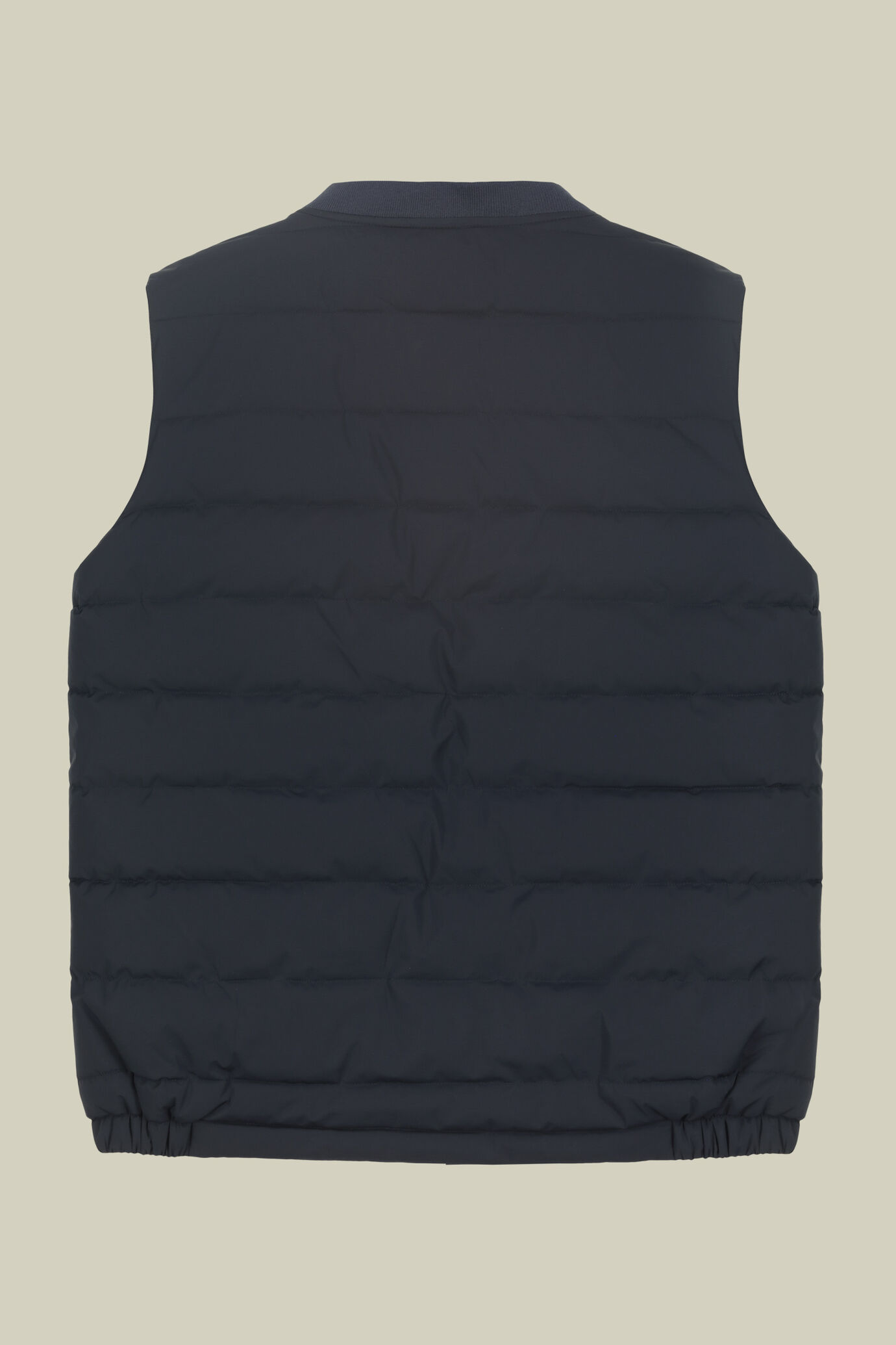 Men's reversible two-colour sleeveless vest with light padding image number 7