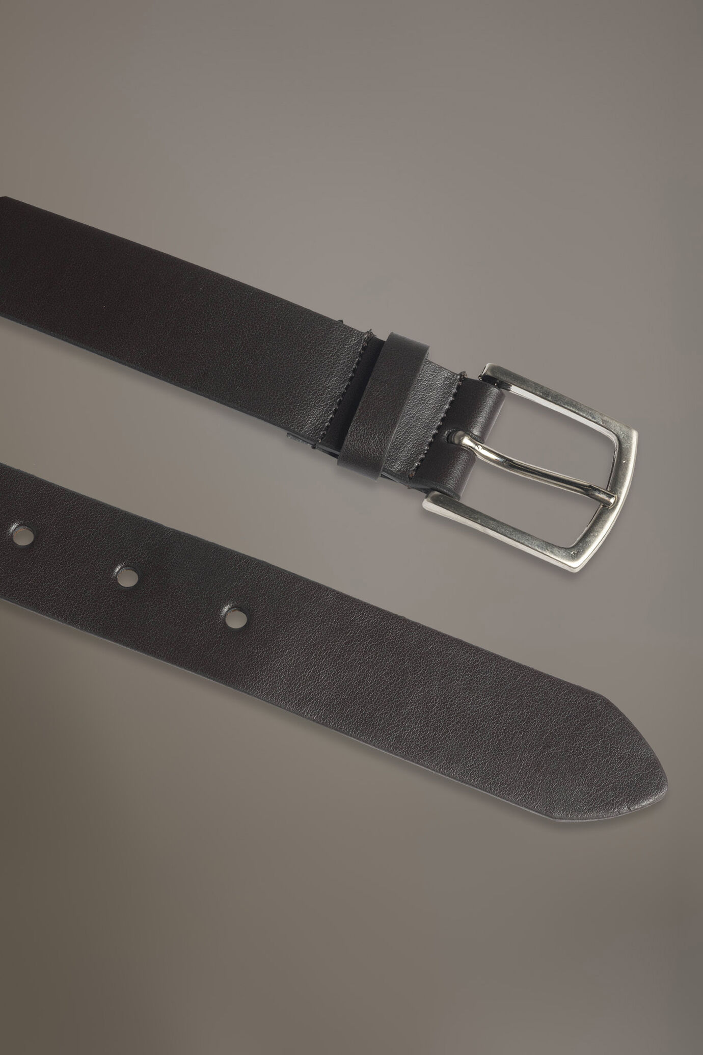 Belt coated with leather made in Italy image number 1