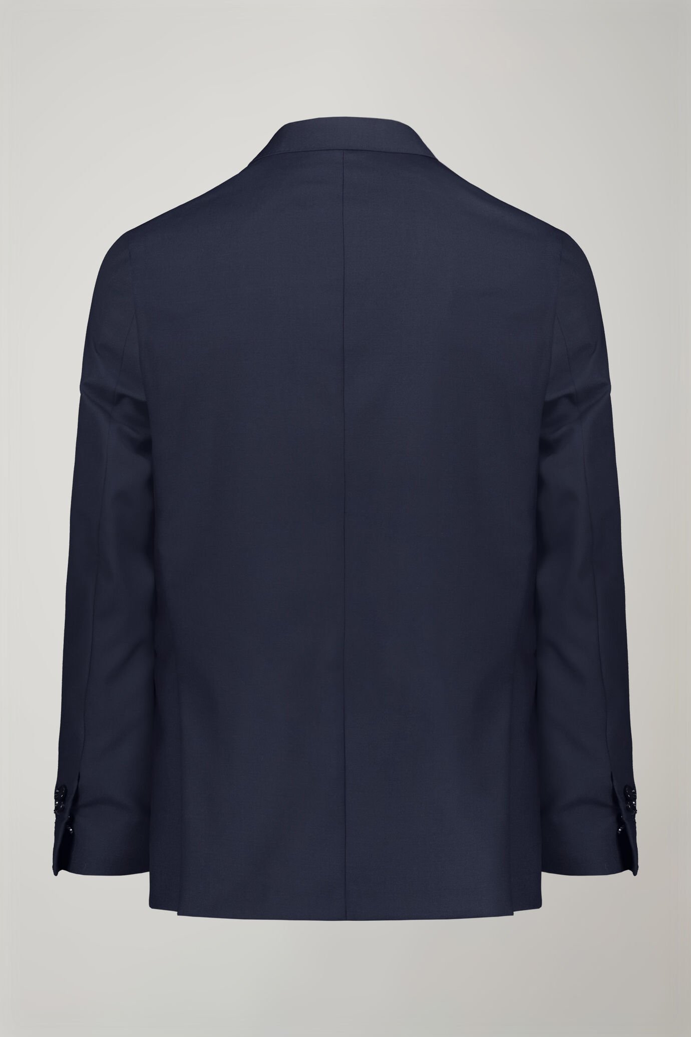 Men's double-breasted Wool Blend suit with classic single-breasted trousers and unlined double-breasted jacket with regular fit lance lapels image number 5