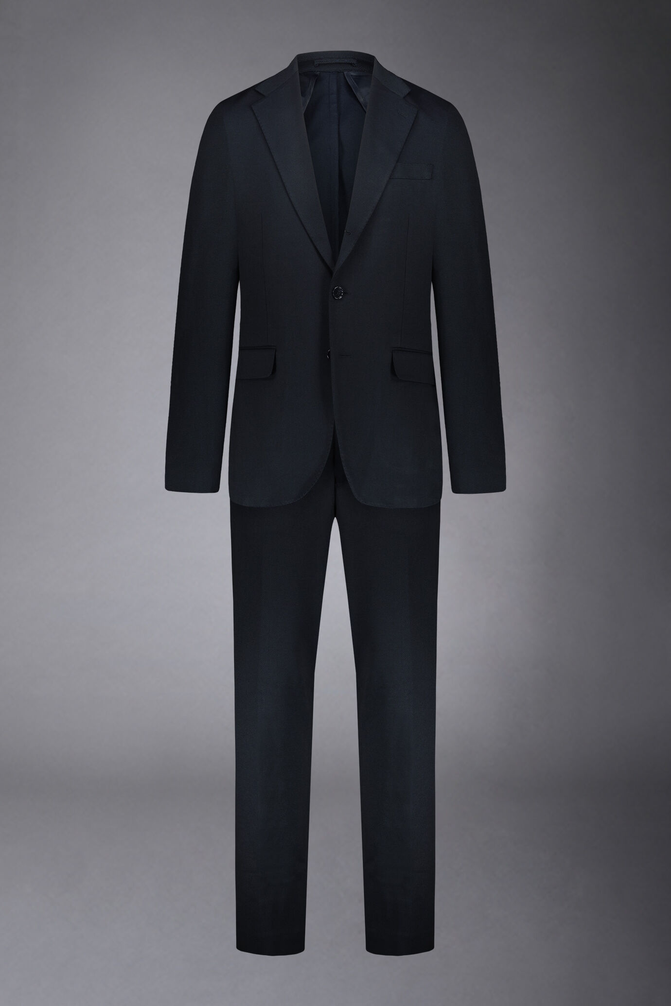 Costume croisé simple en jersey coupe régulière image number 9