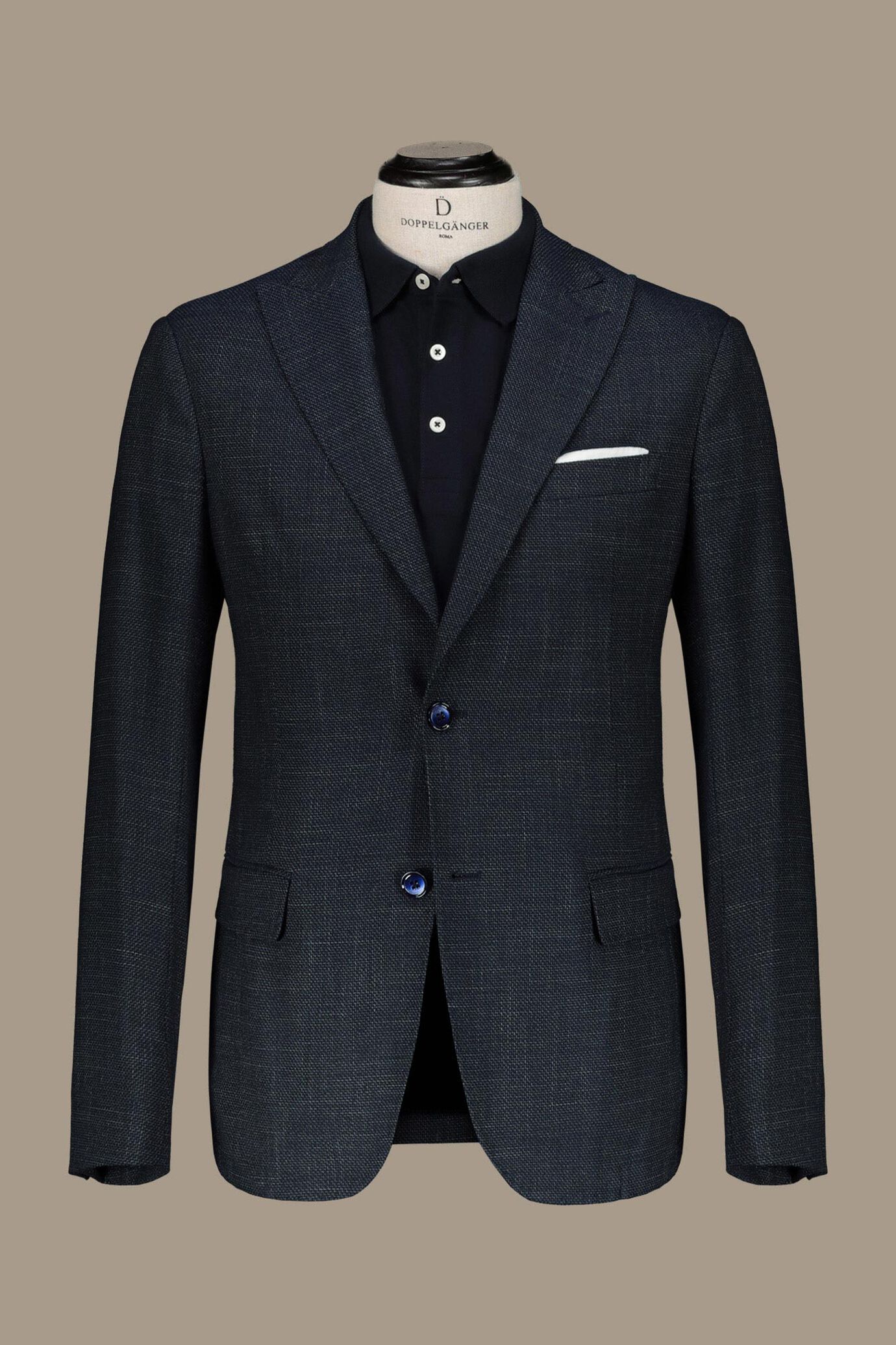 Single breasted blazer with peak lapel image number 0